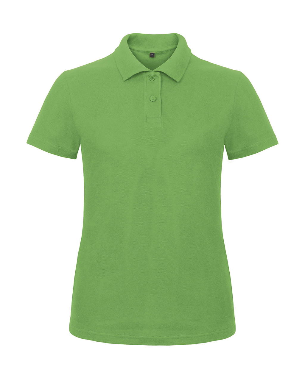  ID.001/women Piqu? Polo Shirt in Farbe Real Green