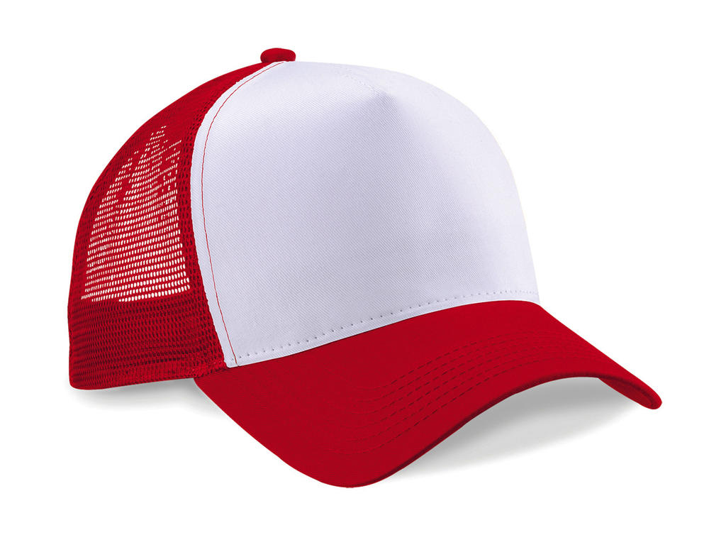  Snapback Trucker in Farbe Classic Red/White