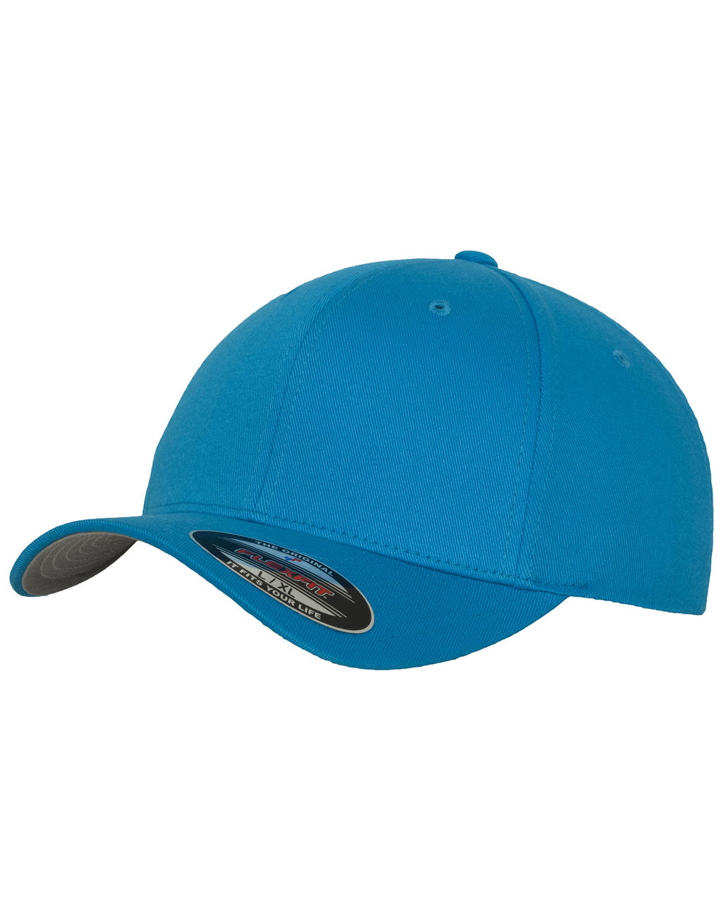  Fitted Baseball Cap in Farbe White