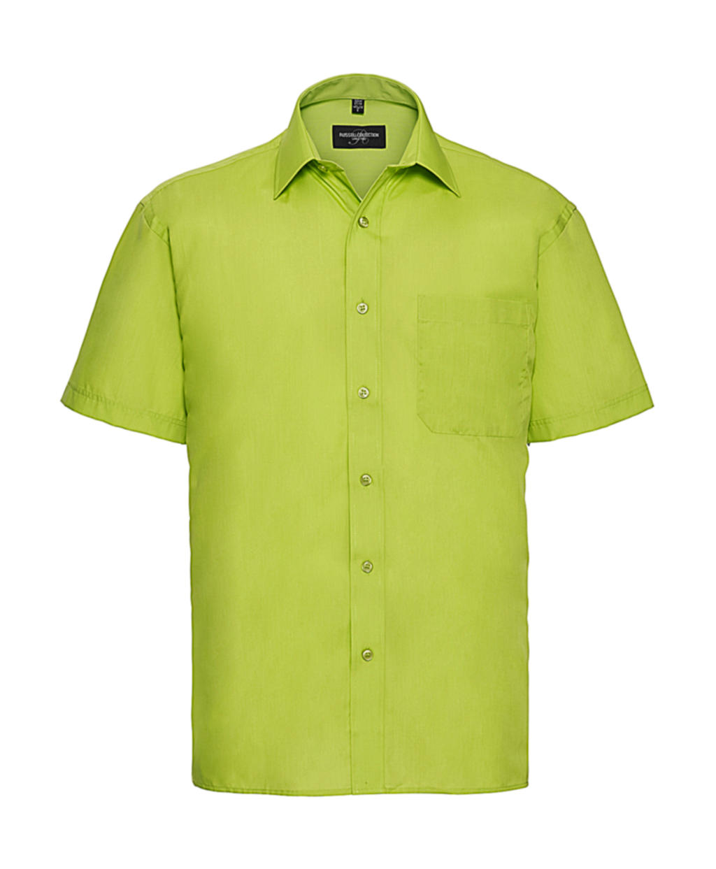  Poplin Shirt in Farbe Lime