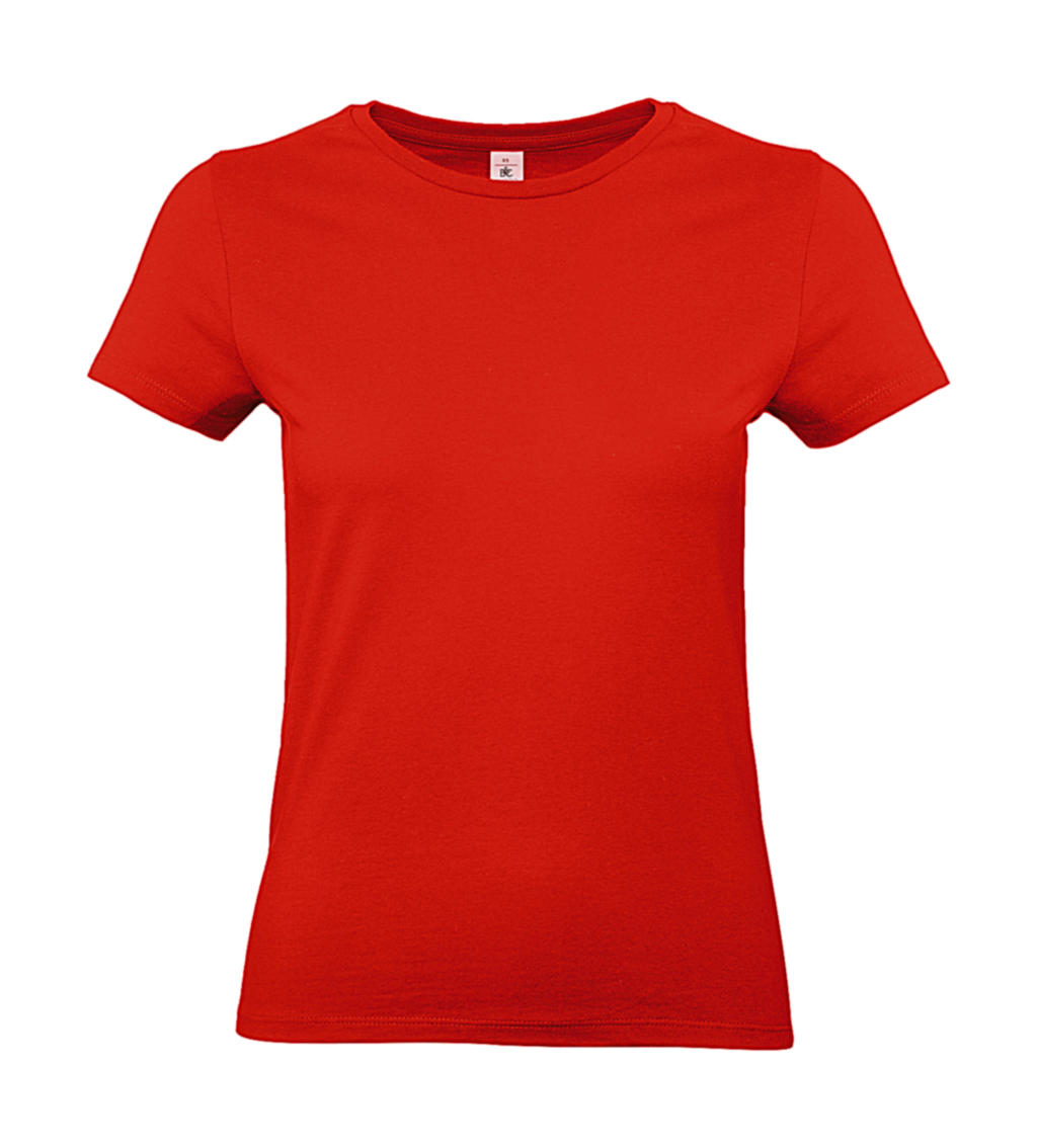  #E190 /women T-Shirt in Farbe Fire Red