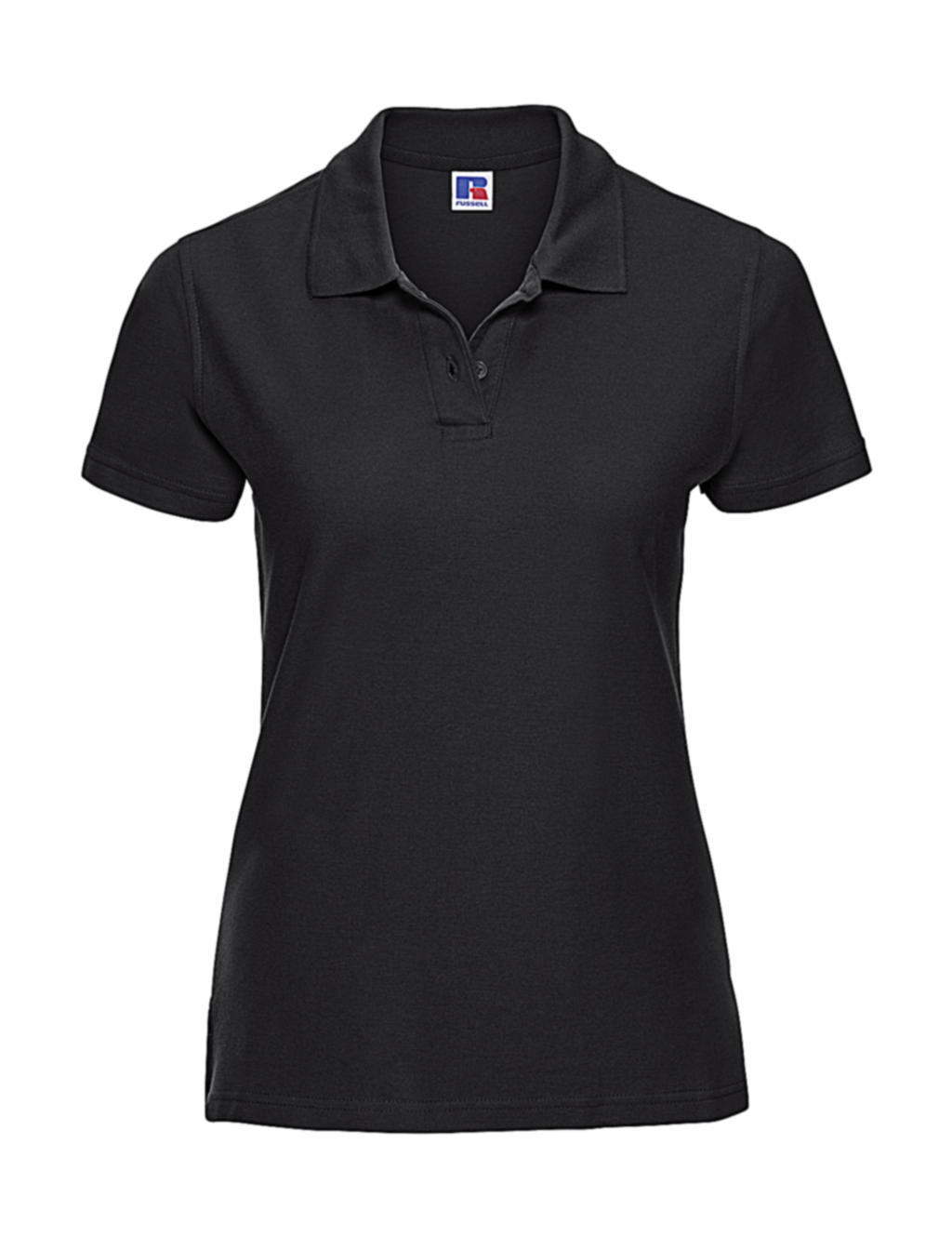  Ladies Ultimate Cotton Polo in Farbe Black