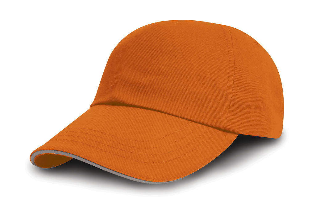  Brushed Cotton Drill Cap in Farbe Amber/Heather