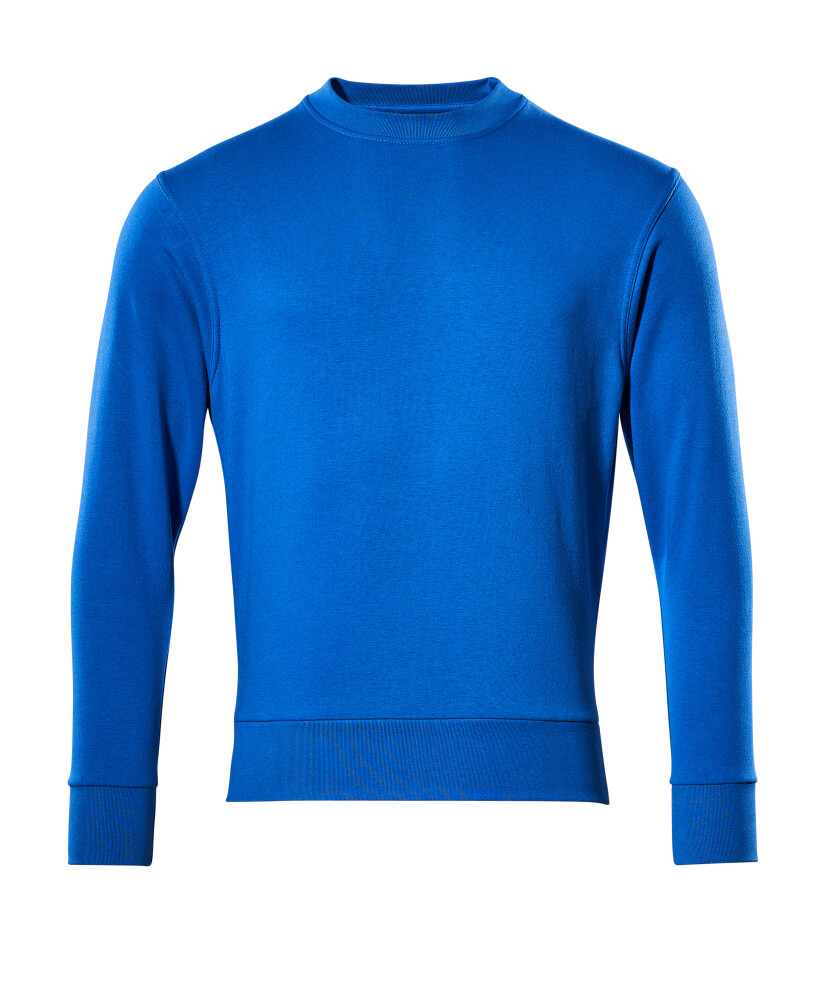 Sweatshirt CROSSOVER Sweatshirt in Farbe Azurblau