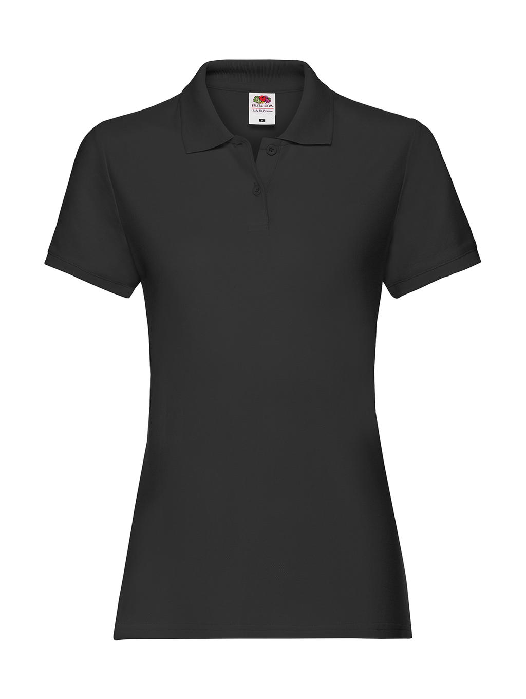  Ladies Premium Polo in Farbe Black