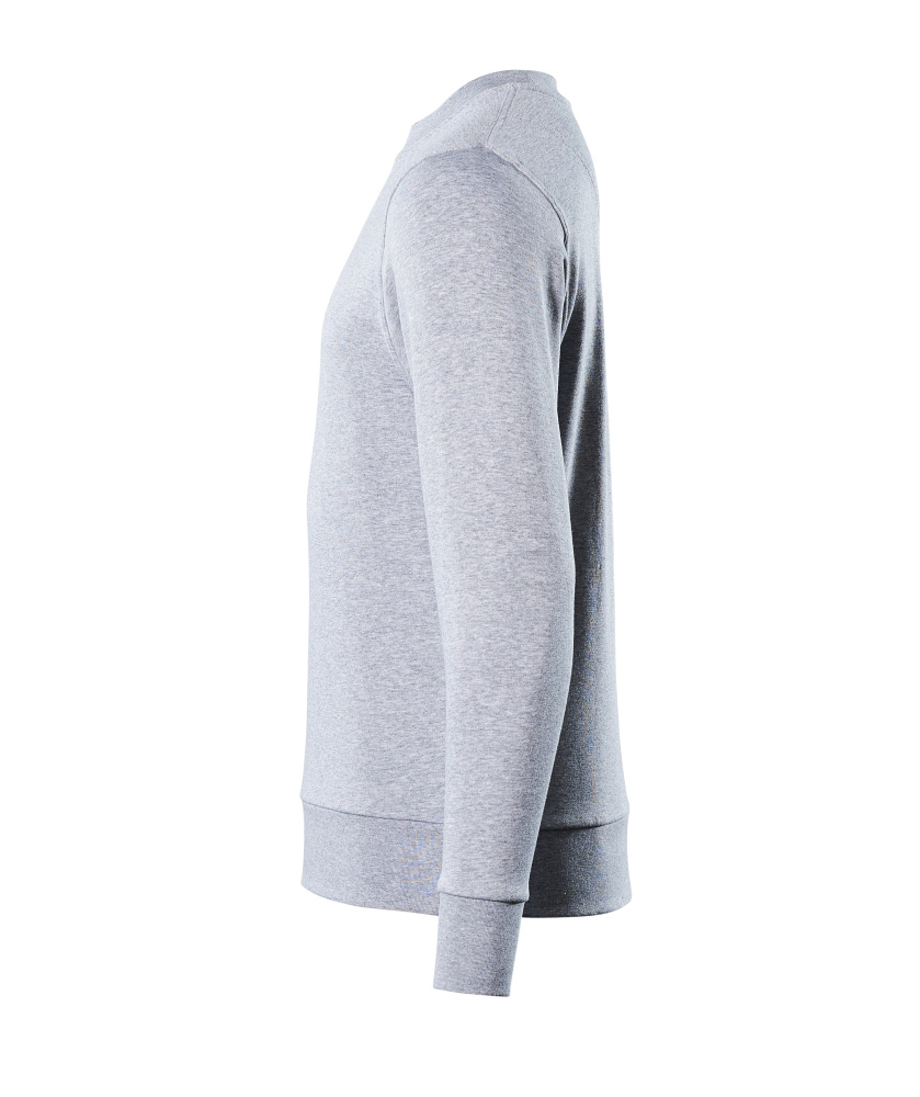 Sweatshirt CROSSOVER Sweatshirt in Farbe Grau-meliert