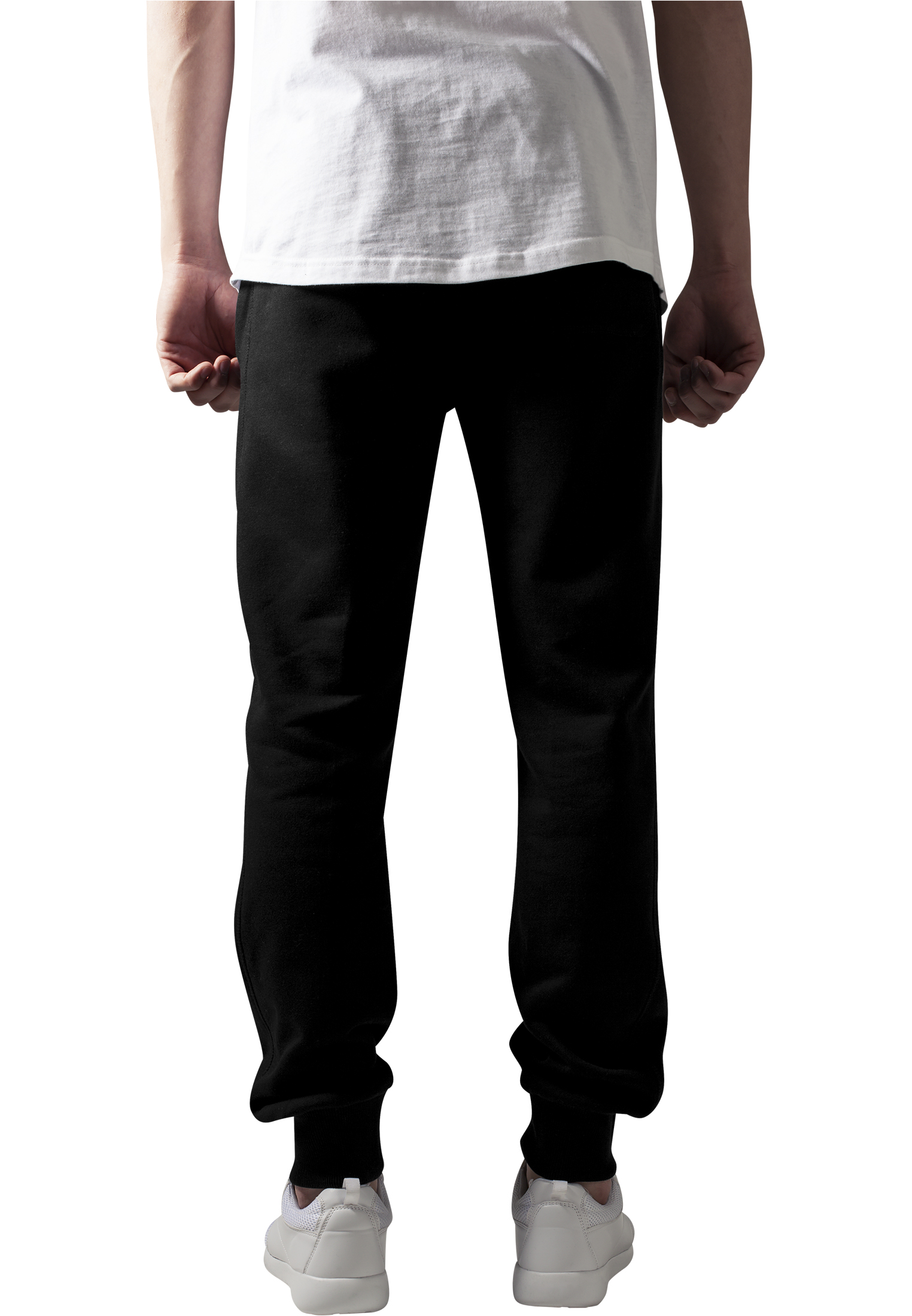 Sweatpants Straight Fit Sweatpants in Farbe black