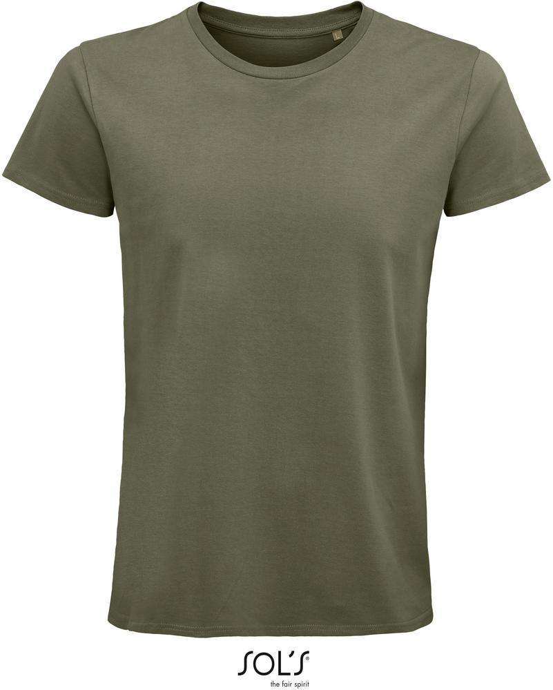 T-Shirt Pioneer Men Herren-Rundhals-T-Shirt Aus Jersey, Fitted in Farbe khaki