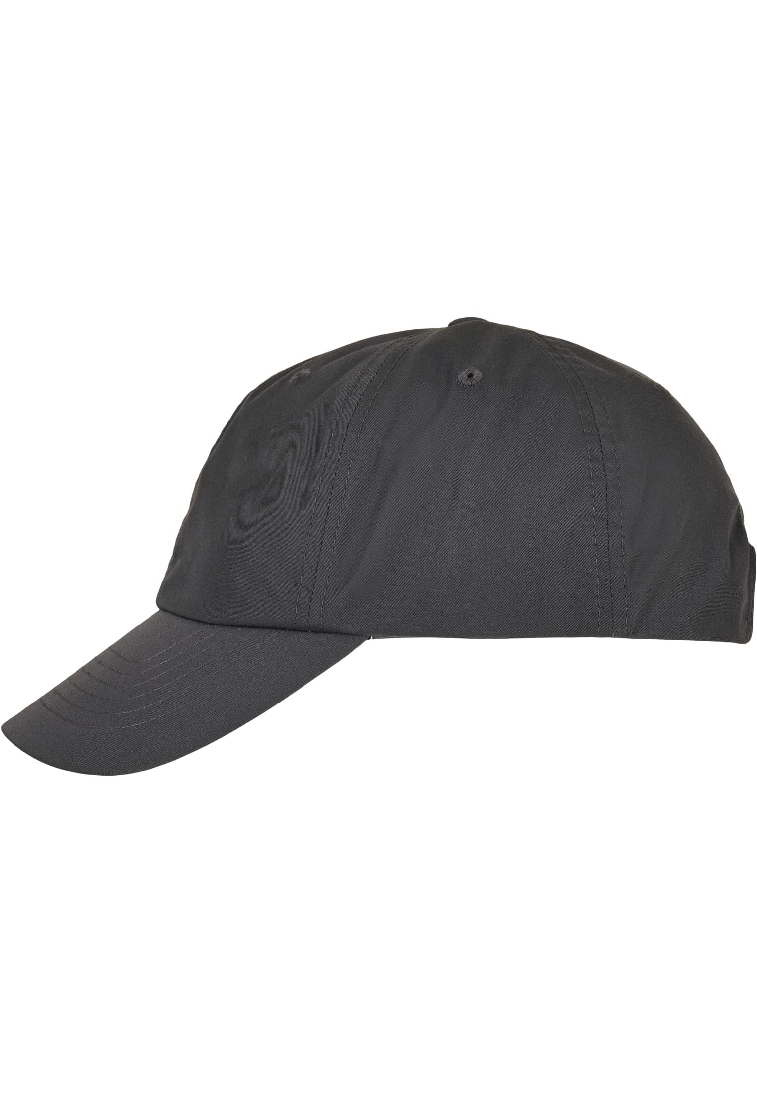Nachhaltig Recycled Polyester Dad Cap in Farbe light charcoal