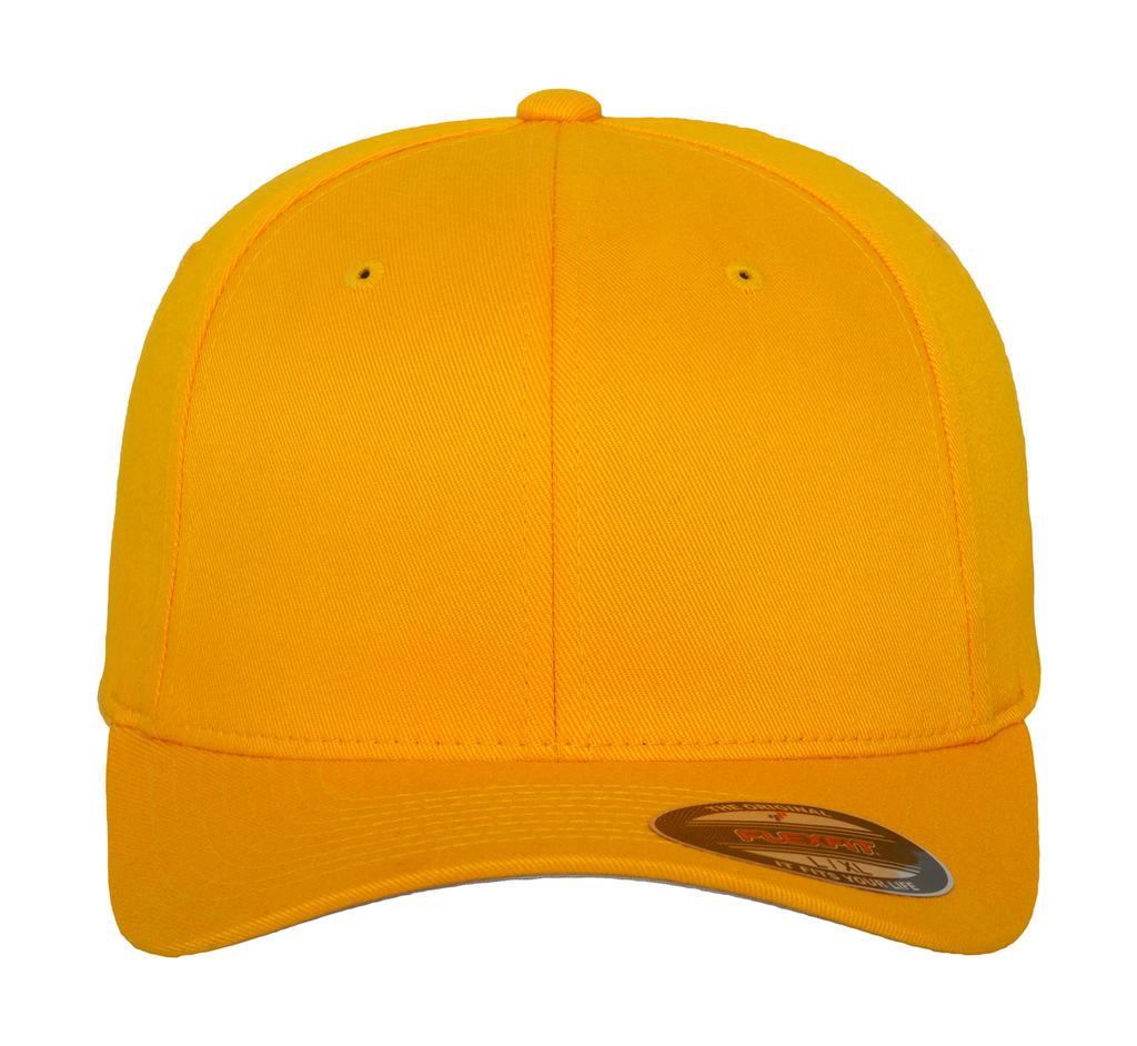  Fitted Baseball Cap in Farbe Gold
