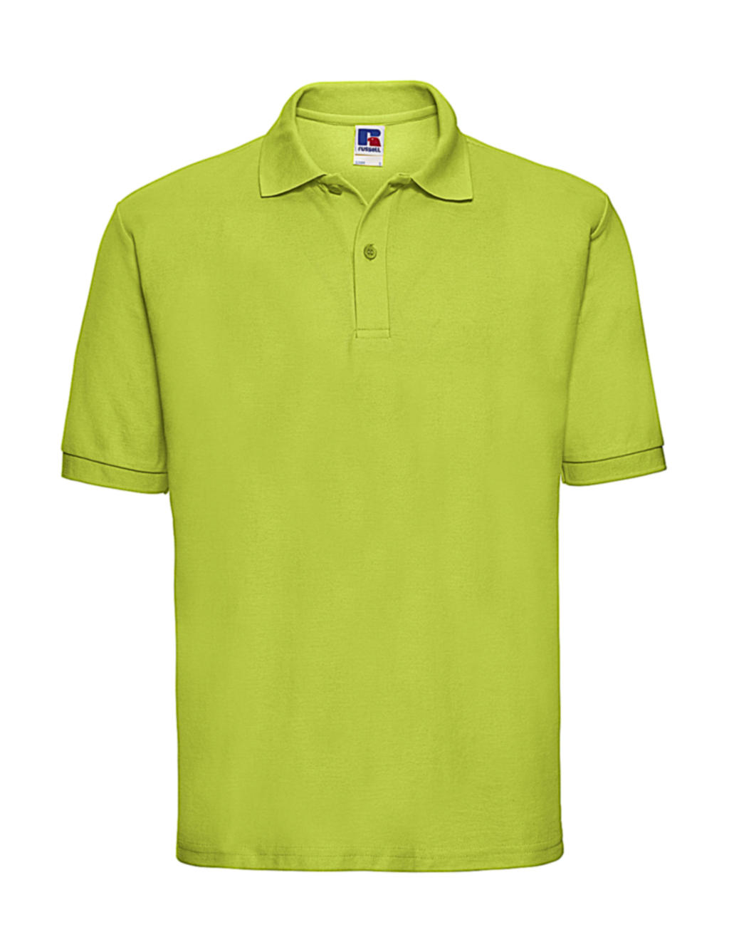  Mens Classic Polycotton Polo in Farbe Lime