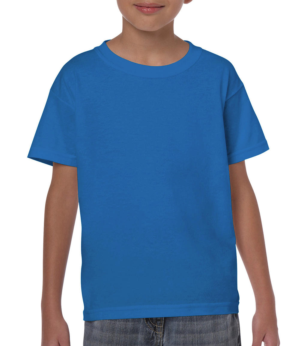  Heavy Cotton Youth T-Shirt in Farbe Sapphire