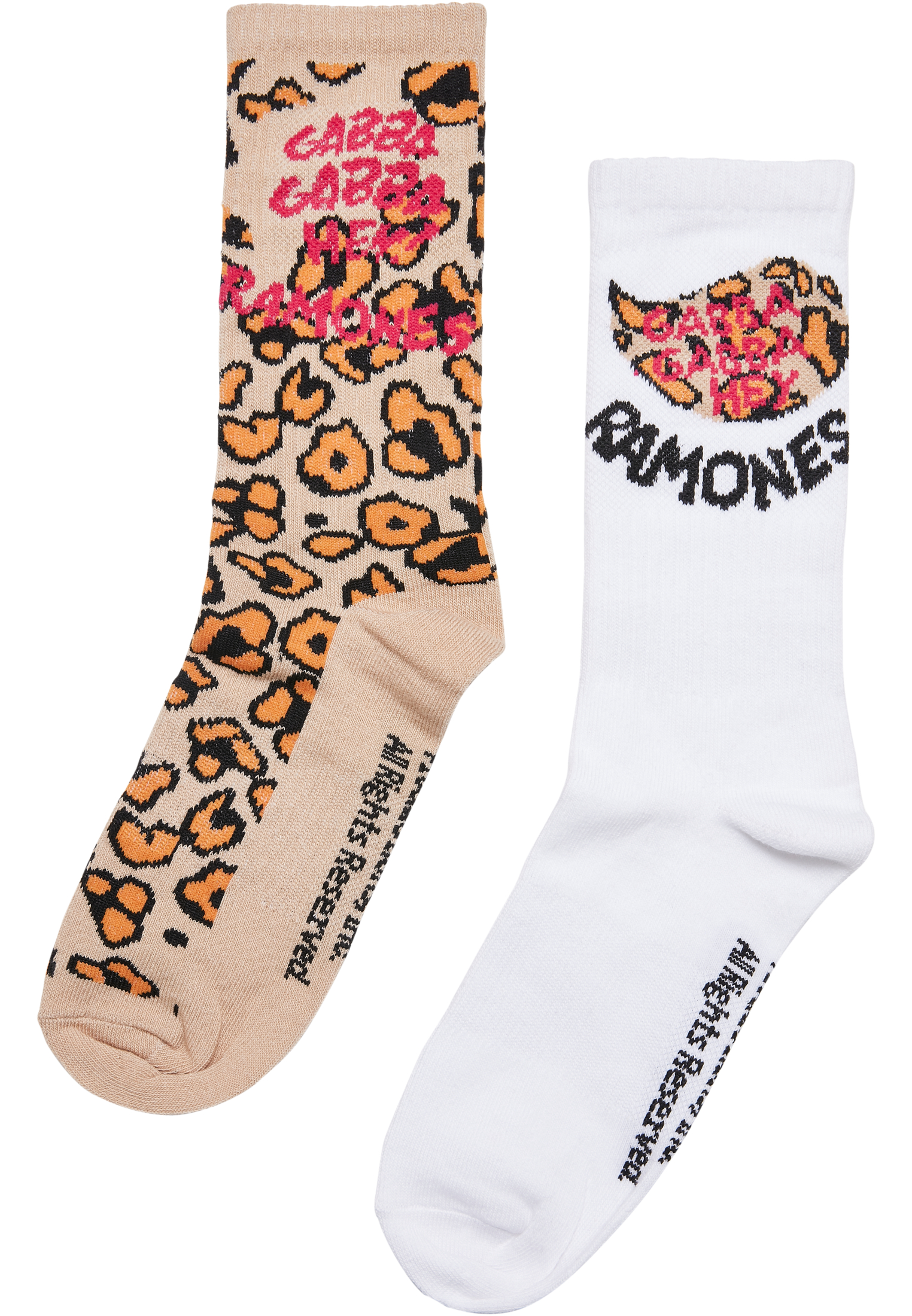  Ramones Leo Socks 2-Pack in Farbe leo aop/offwhite