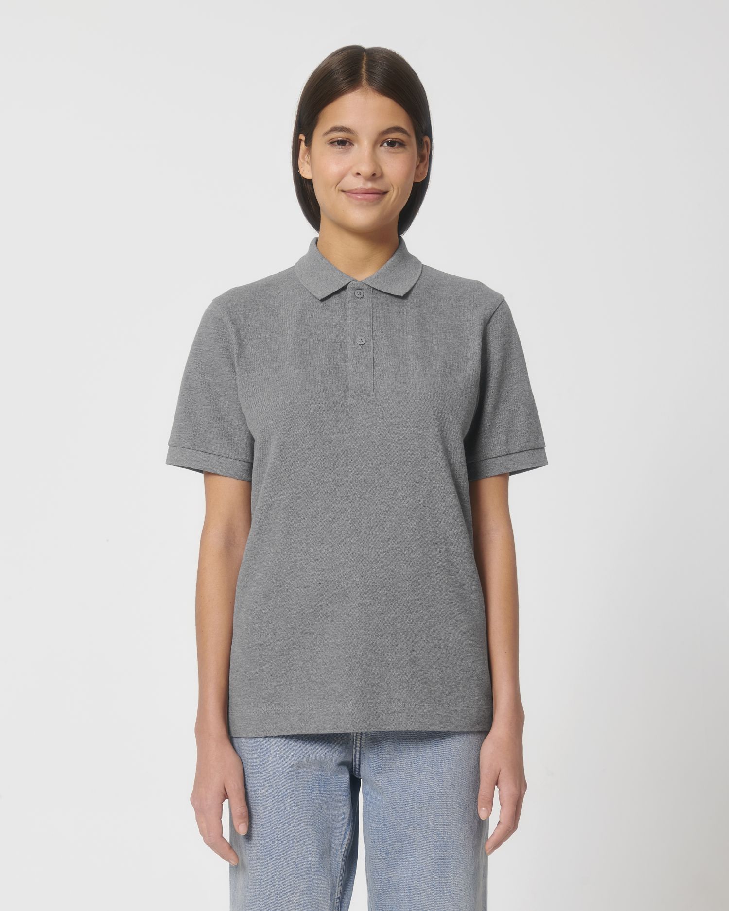 Poloshirts Prepster in Farbe Mid Heather Grey