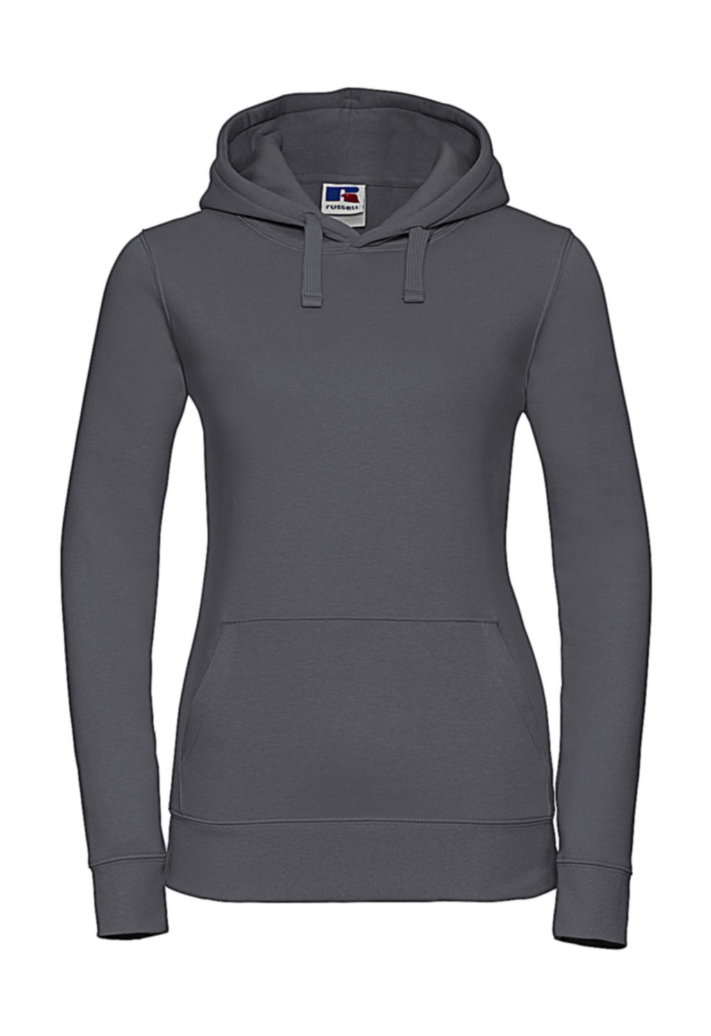  Ladies Authentic Hooded Sweat in Farbe Convoy Grey