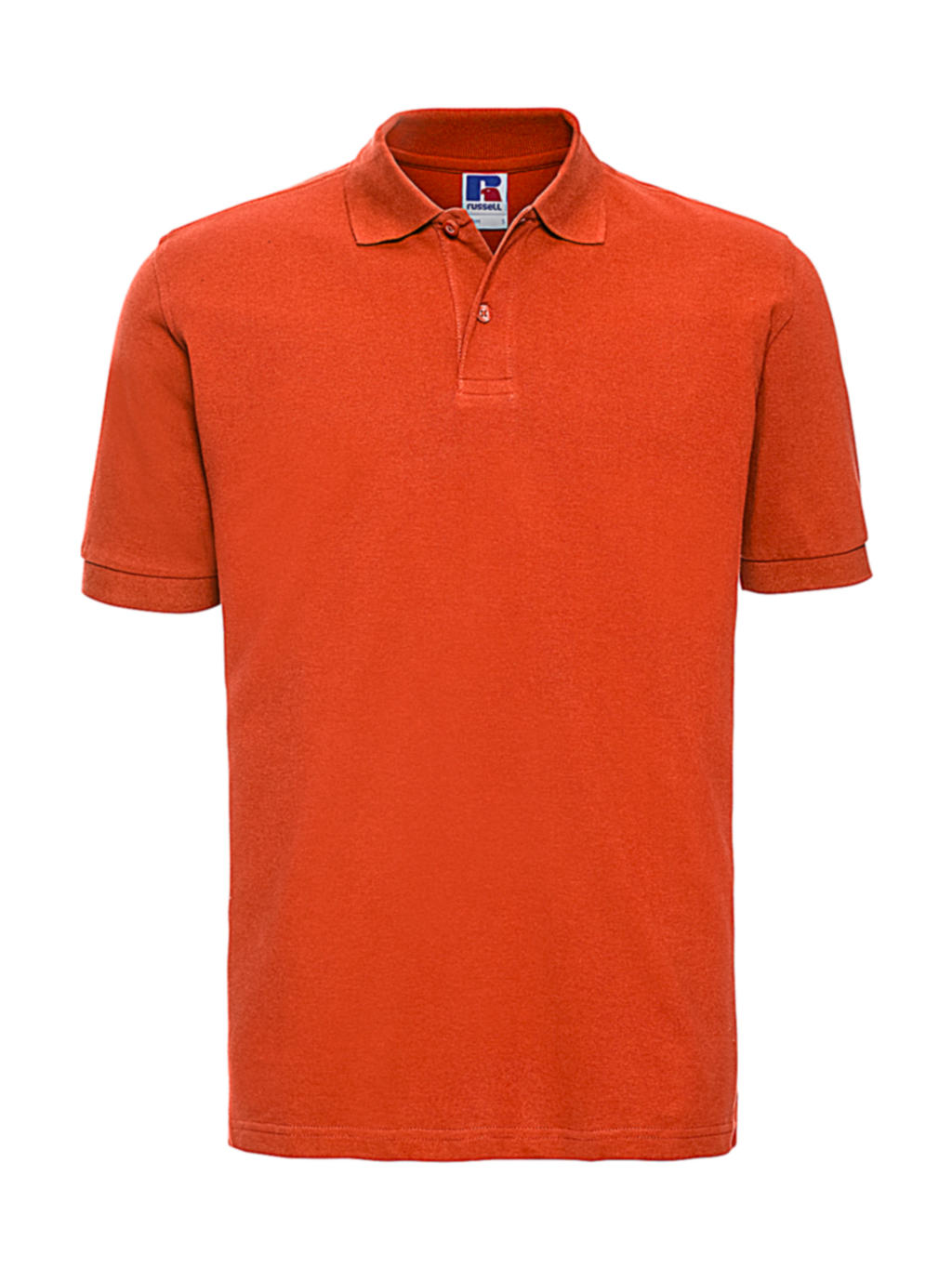  Mens Classic Cotton Polo in Farbe Orange
