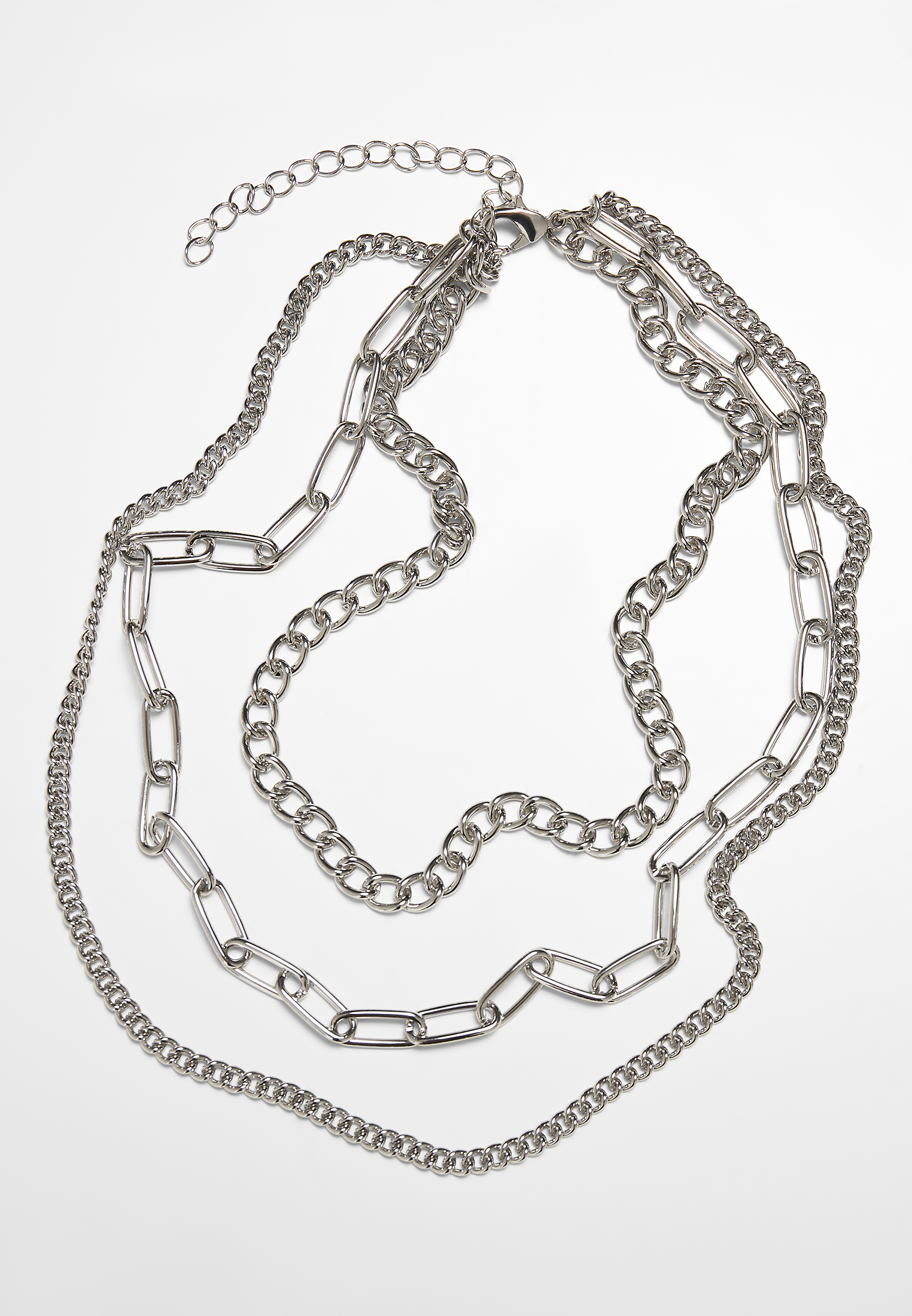 Schmuck Layering Chain Necklace in Farbe silver
