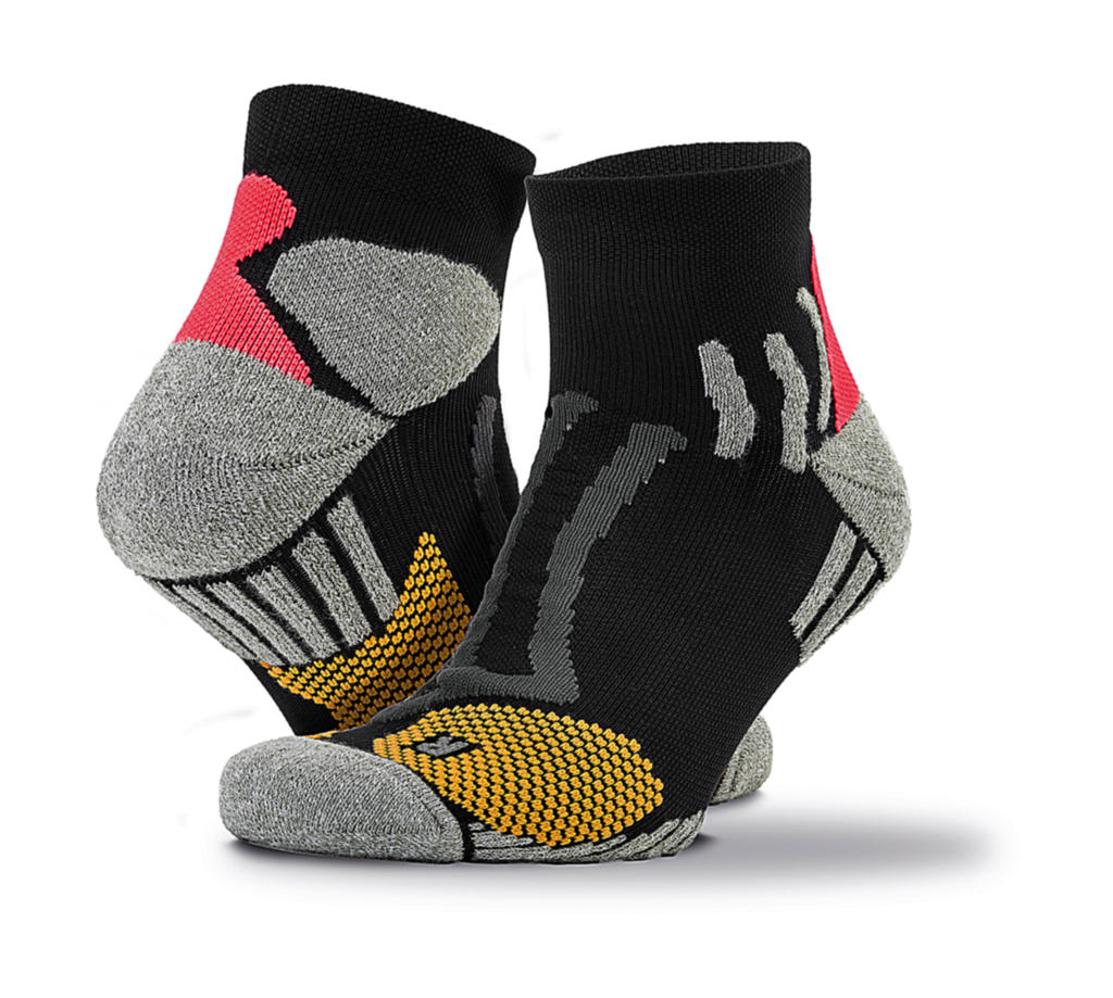  Technical Compression Sports Socks in Farbe Black