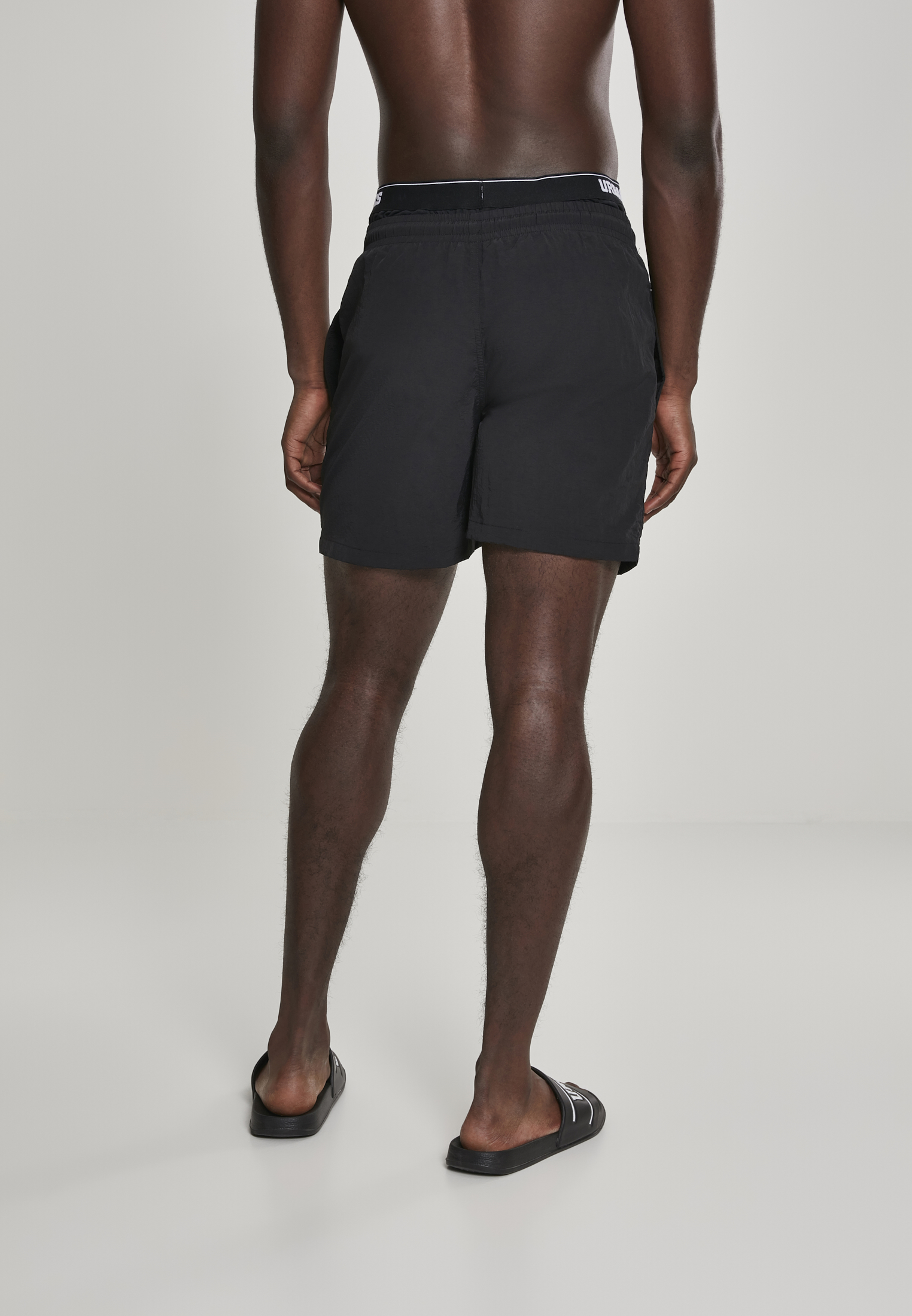 Bademode Two in One Swim Shorts in Farbe blk/blk/wht