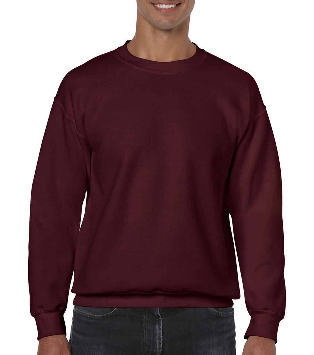  Heavy Blend Adult Crewneck Sweat in Farbe Maroon