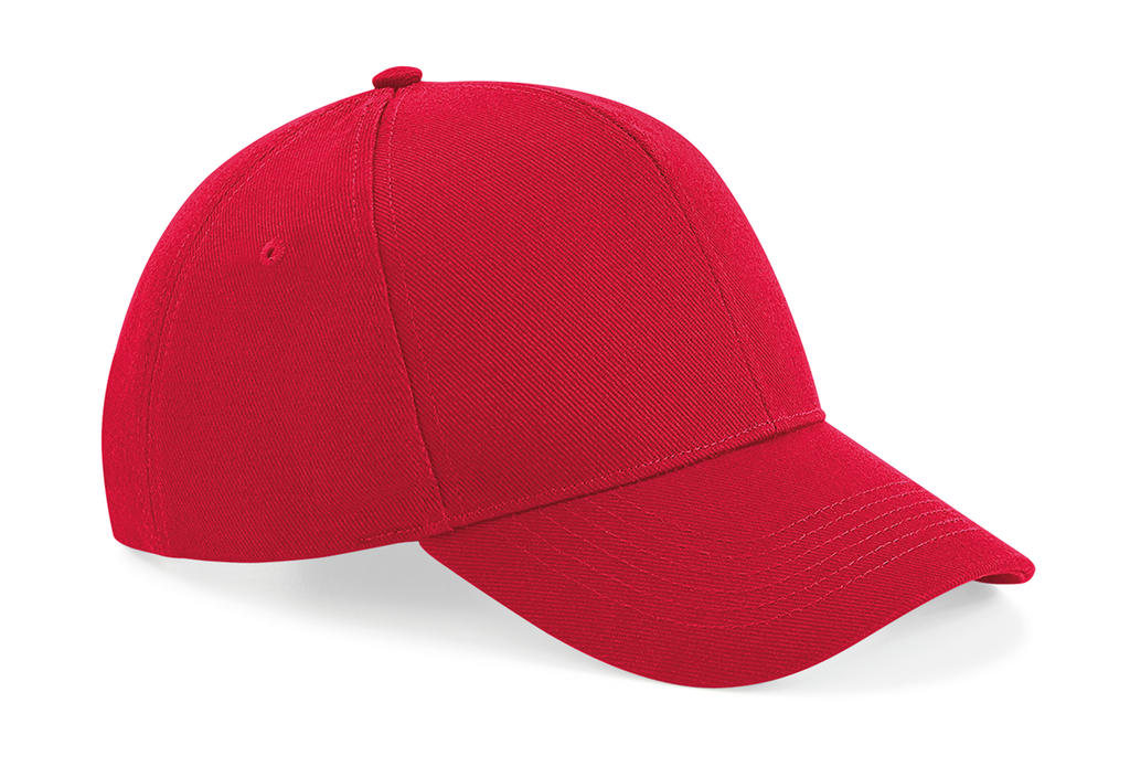  Ultimate 6 Panel Cap in Farbe Classic Red