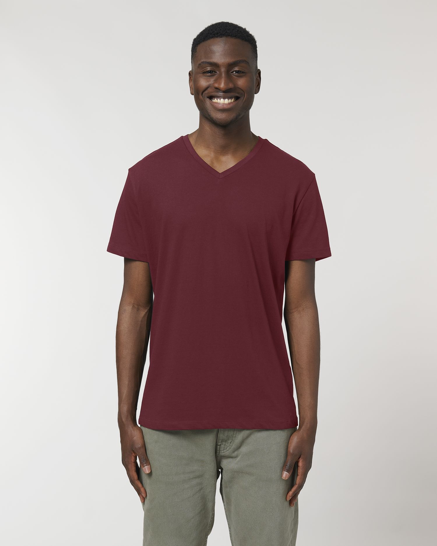 T-Shirt Stanley Presenter in Farbe Burgundy