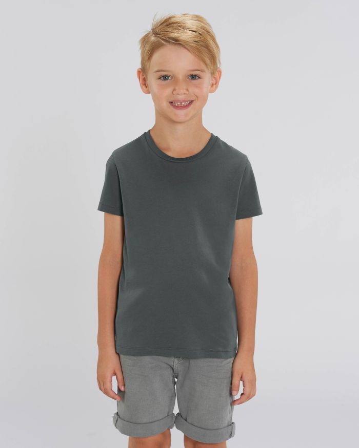 Kids T-Shirt Mini Creator in Farbe Anthracite