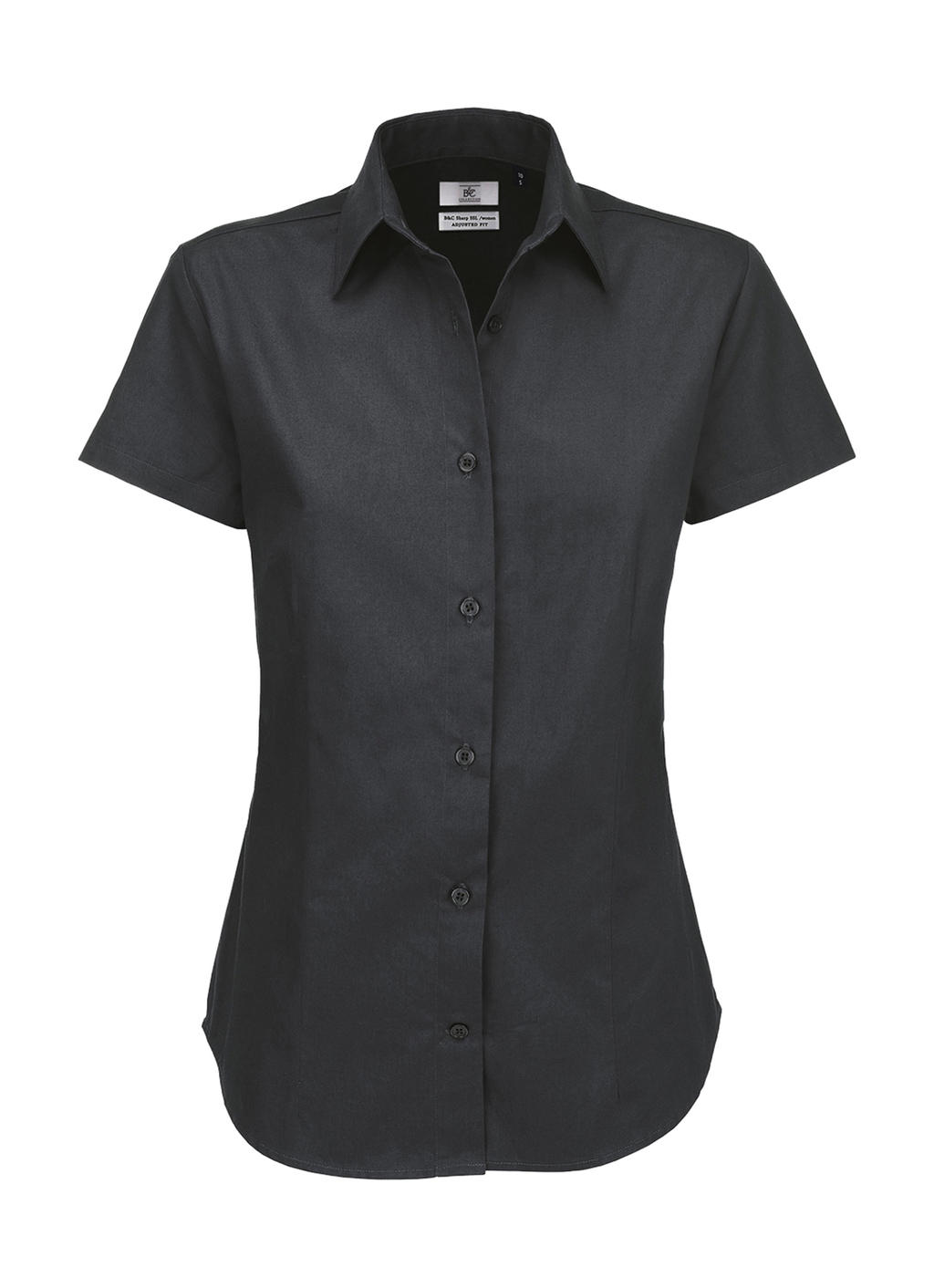  Sharp SSL/women Twill Shirt  in Farbe Dark Grey