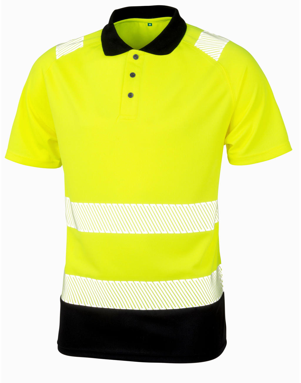  Recycled Safety Polo Shirt in Farbe Fluorescent Yellow
