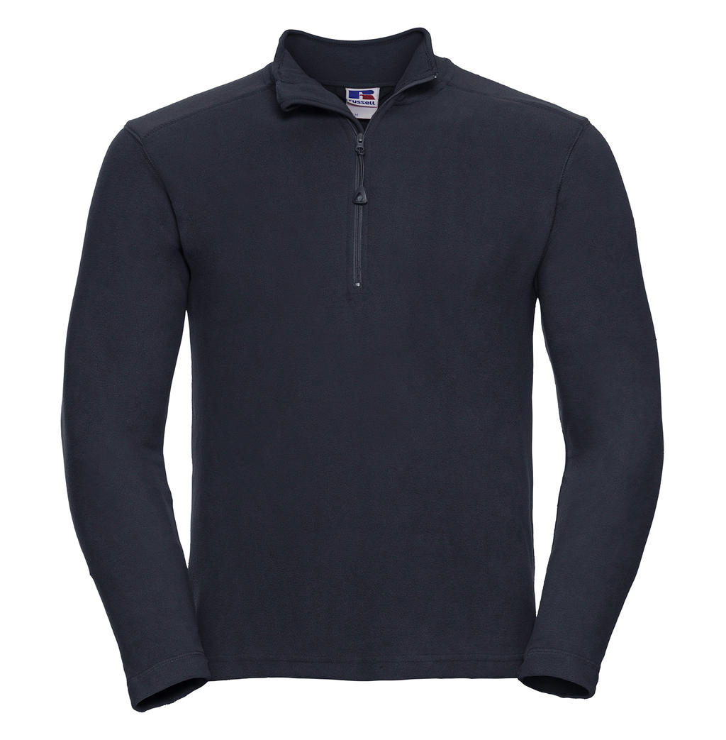  Mens 1/4 Zip Microfleece in Farbe French Navy