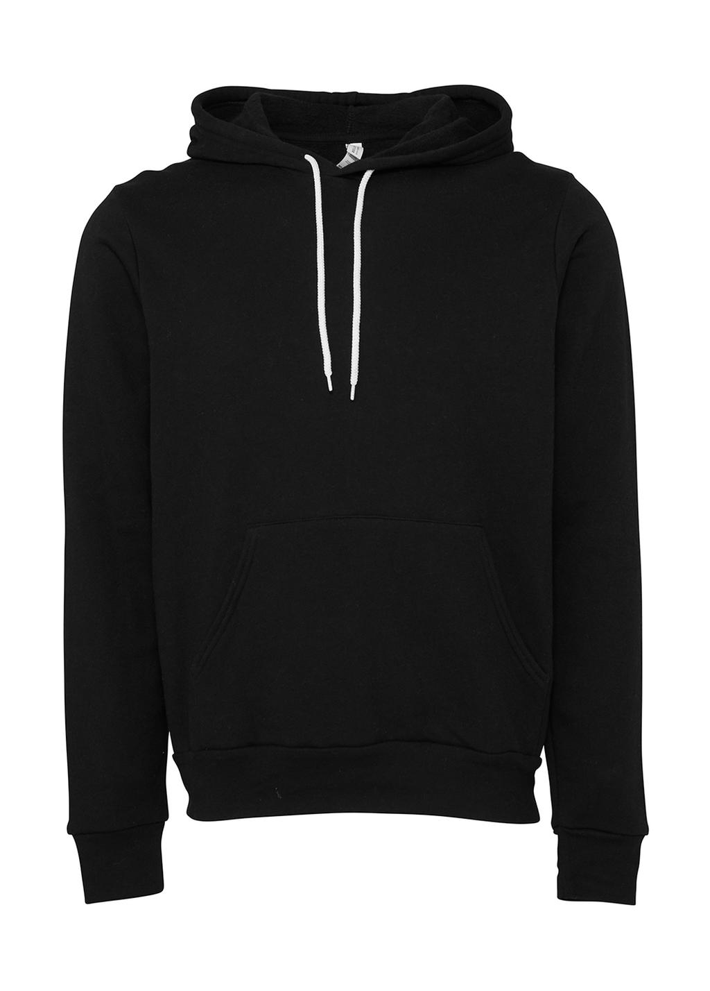  Unisex Poly-Cotton Pullover Hoodie in Farbe DTG Black