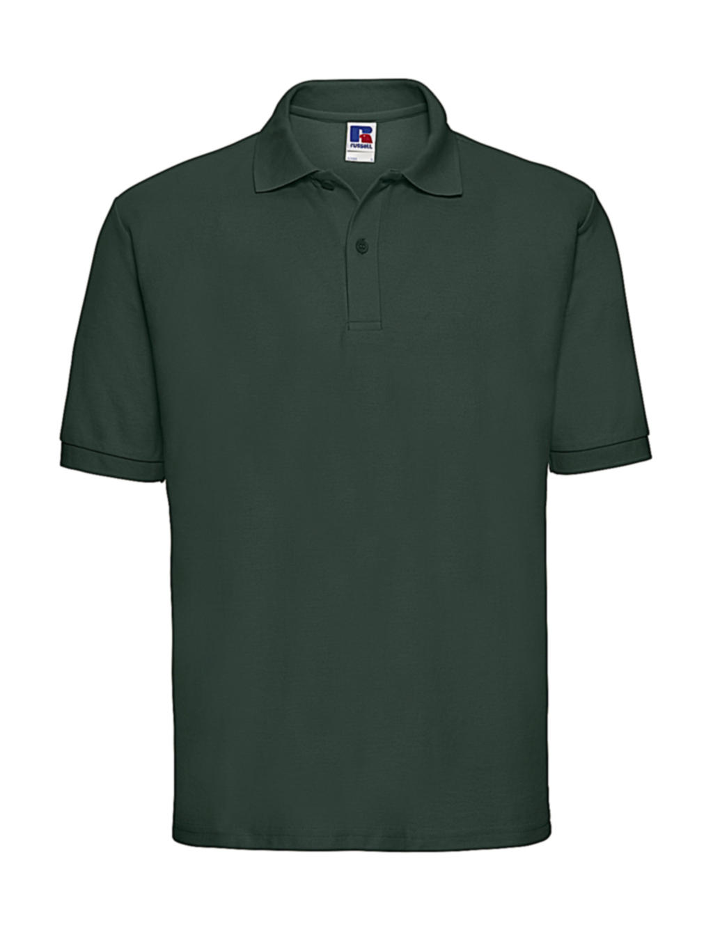  Mens Classic Polycotton Polo in Farbe Bottle Green