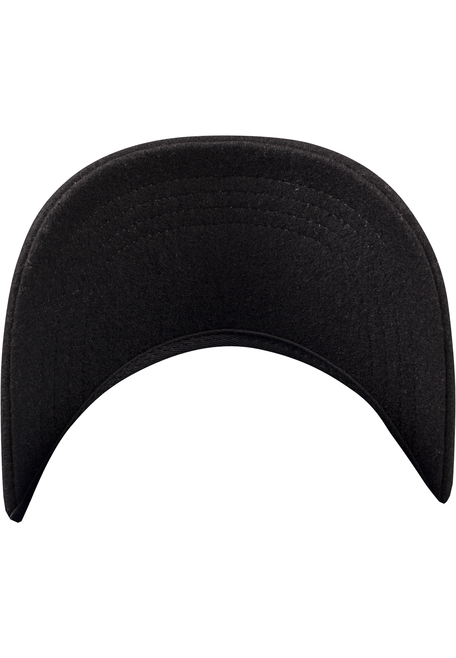 Dad Caps Low Profile Melton Wool Dad Cap in Farbe black