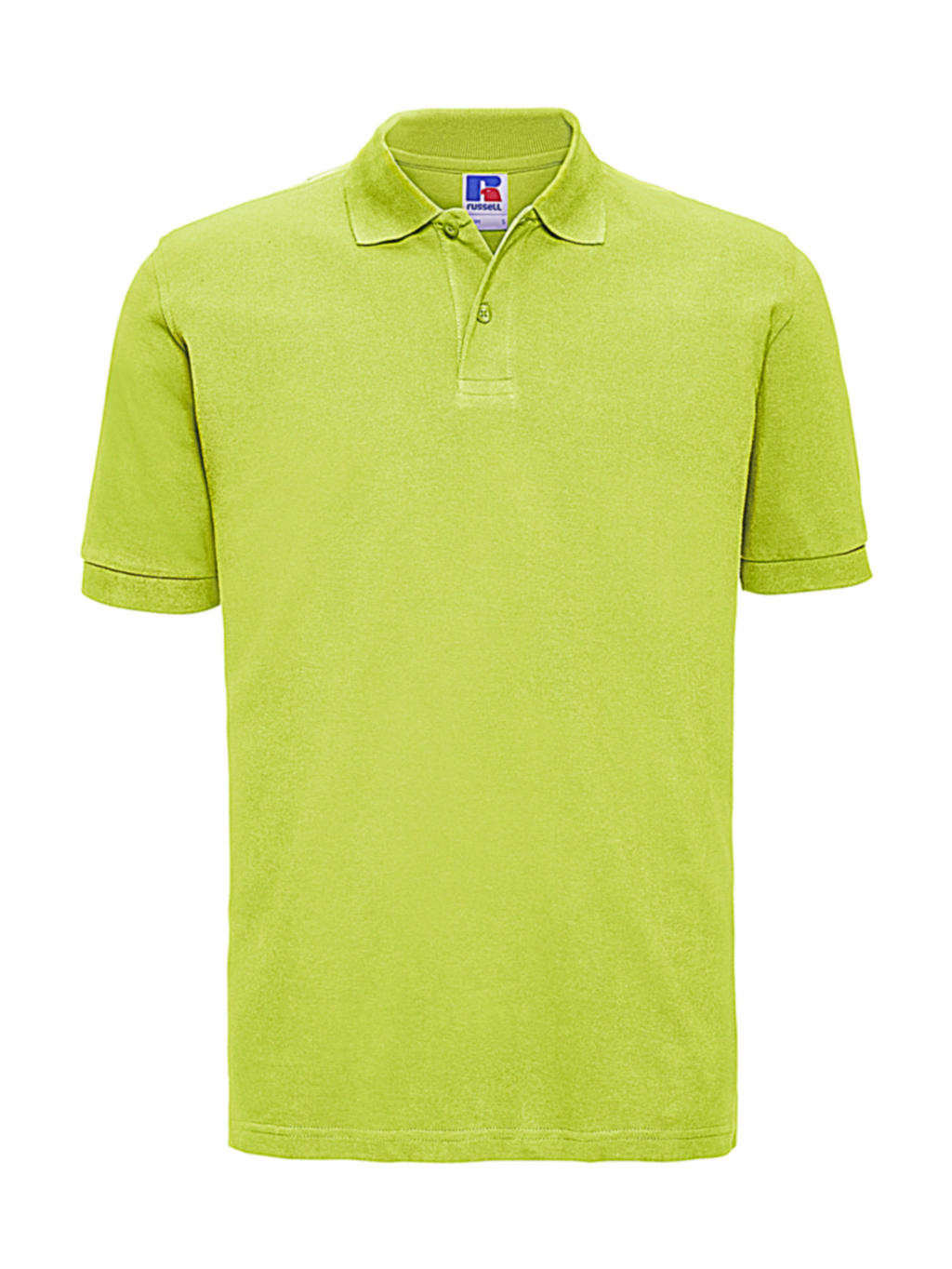  Mens Classic Cotton Polo in Farbe Lime