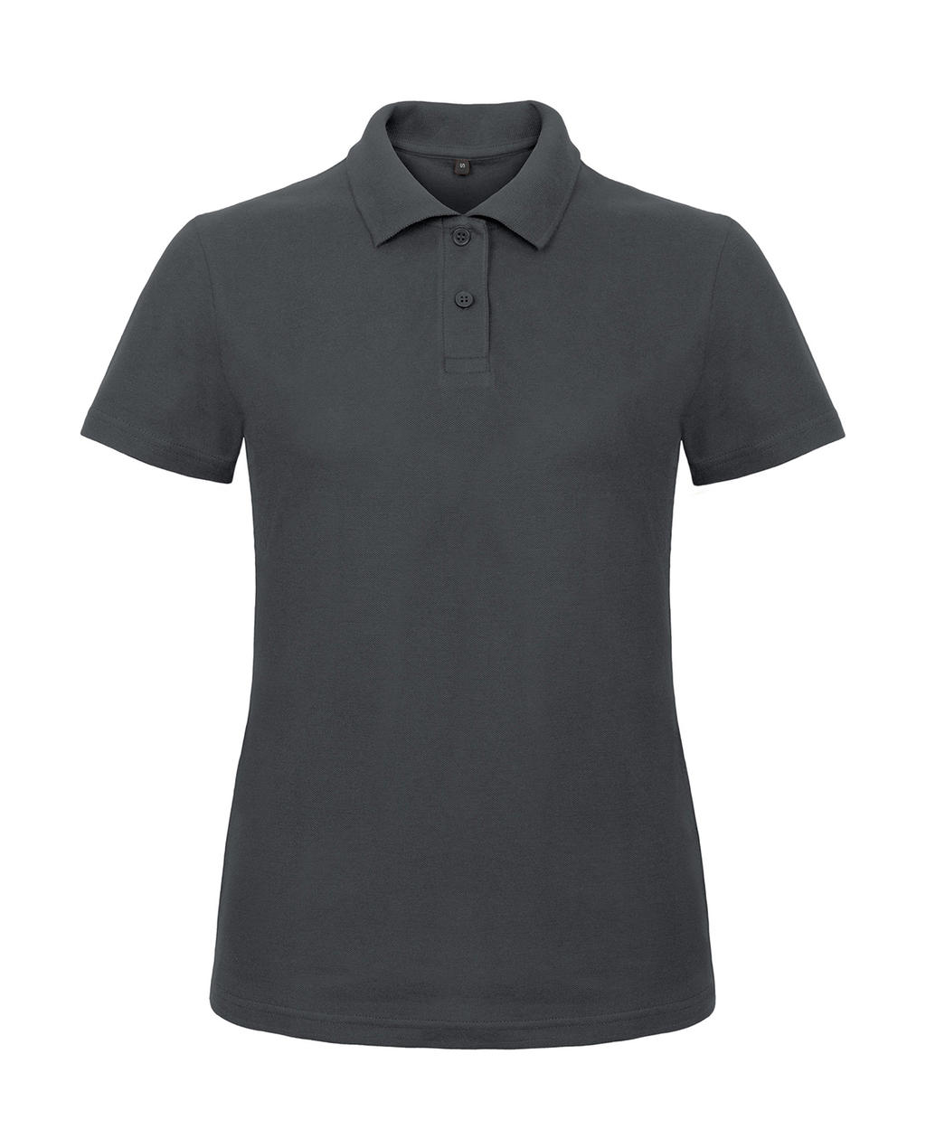 ID.001/women Piqu? Polo Shirt in Farbe Anthracite