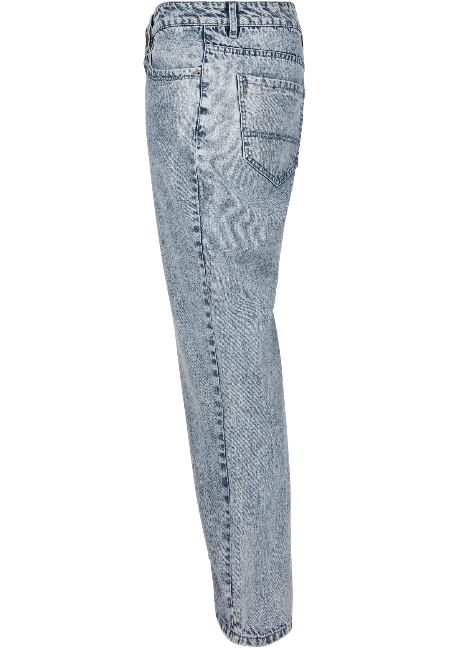 Hosen Loose Fit Jeans in Farbe light skyblue acid washed
