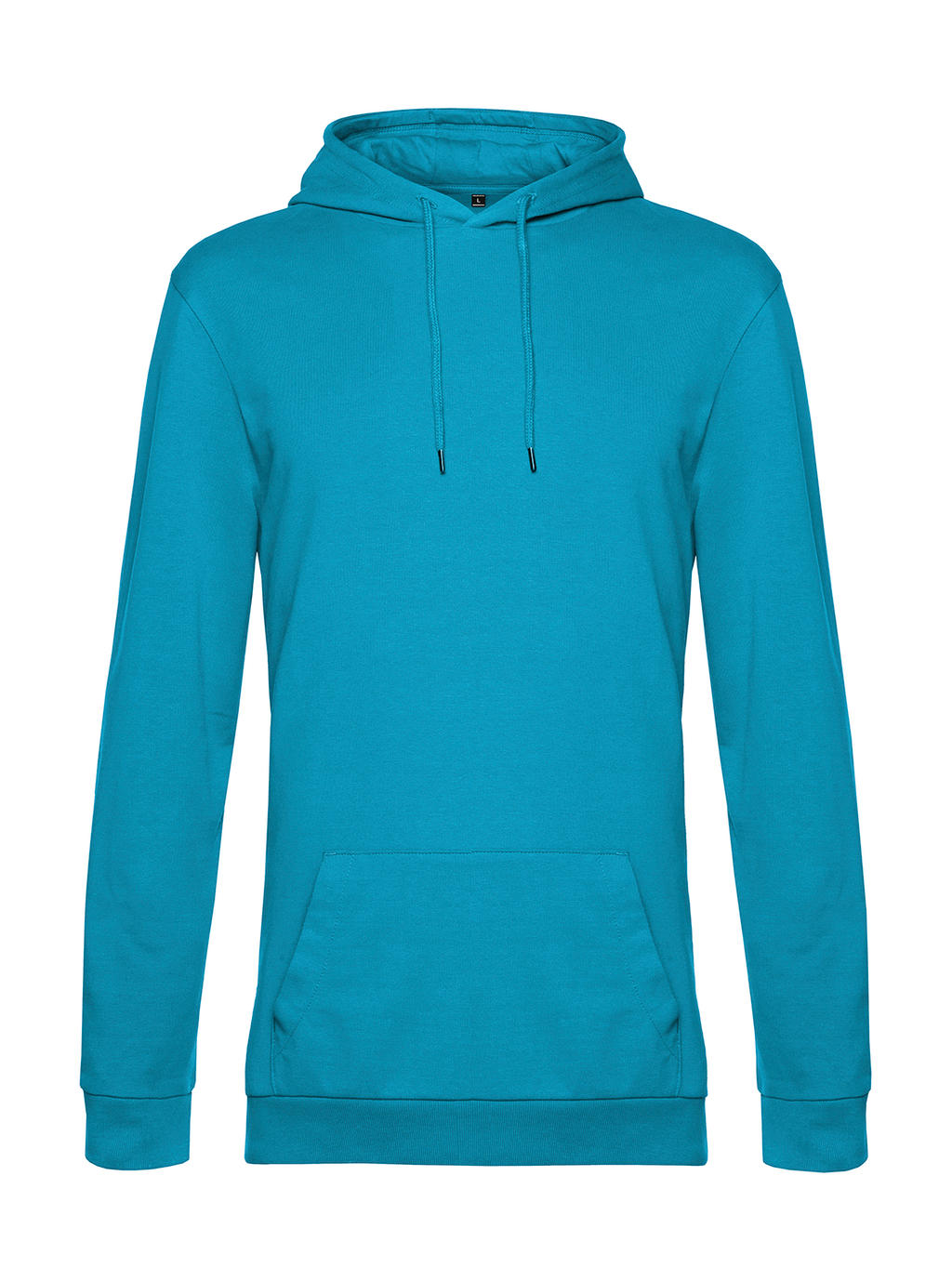  #Hoodie French Terry in Farbe Hawaiian Blue