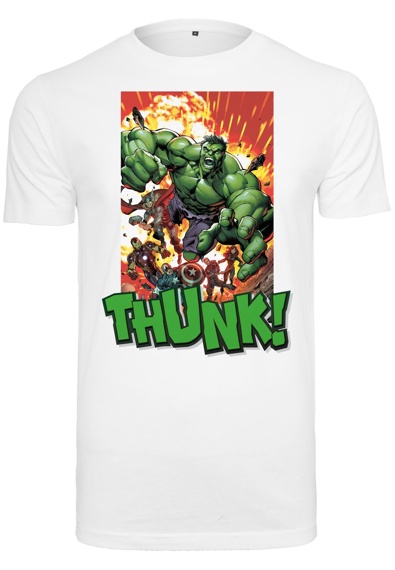 T-Shirts Avengers Explosion Tee in Farbe white
