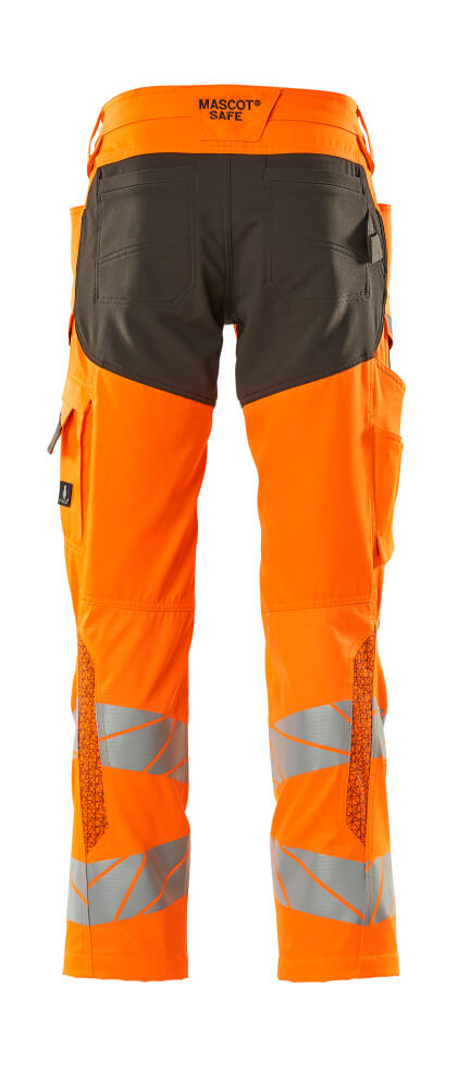 Hose mit Knietaschen ACCELERATE SAFE Hose mit Knietaschen in Farbe Hi-vis Orange/Dunkelanthrazit