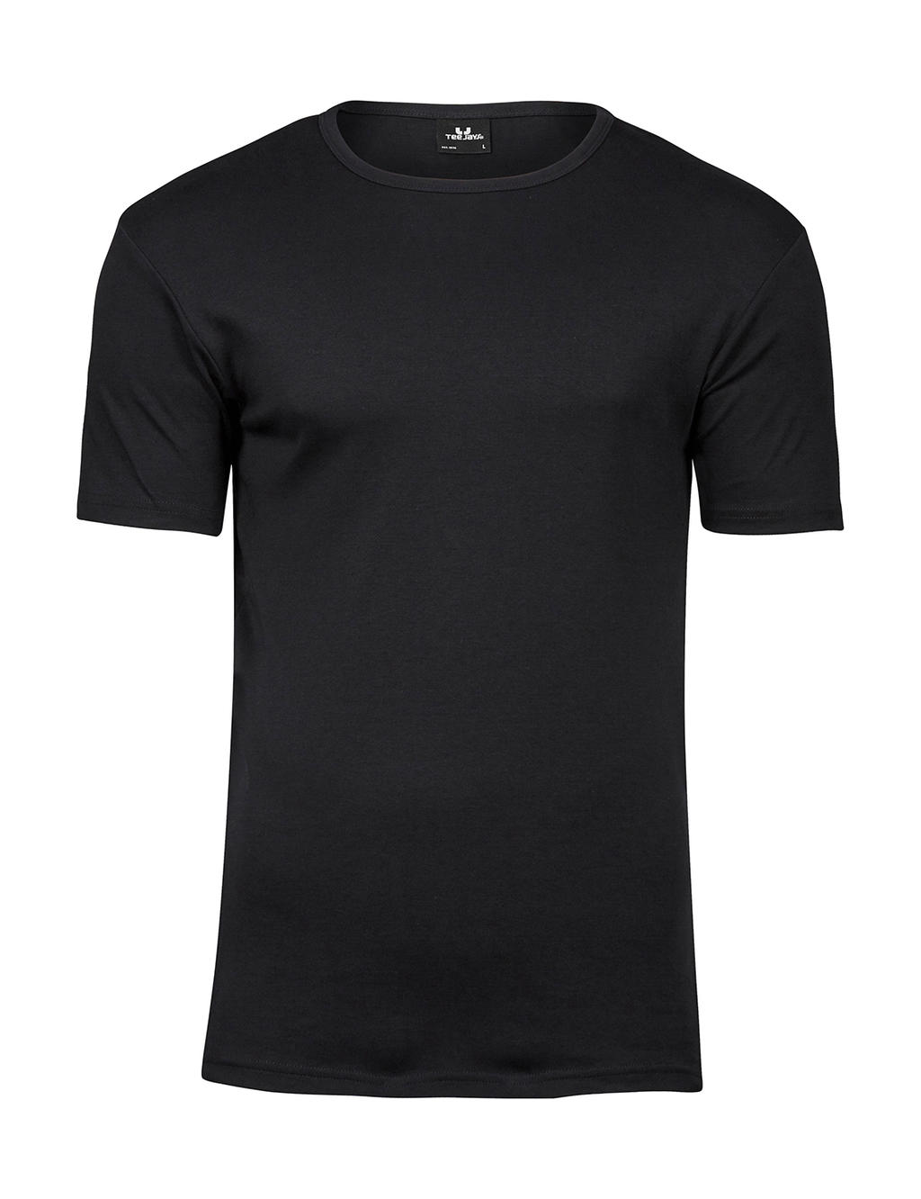  Mens Interlock T-Shirt in Farbe Black