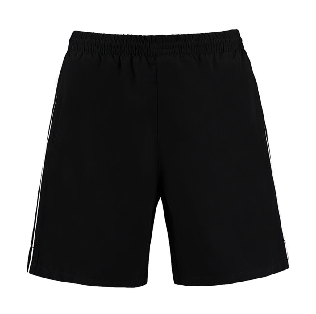  Classic Fit Track Short in Farbe Black/White