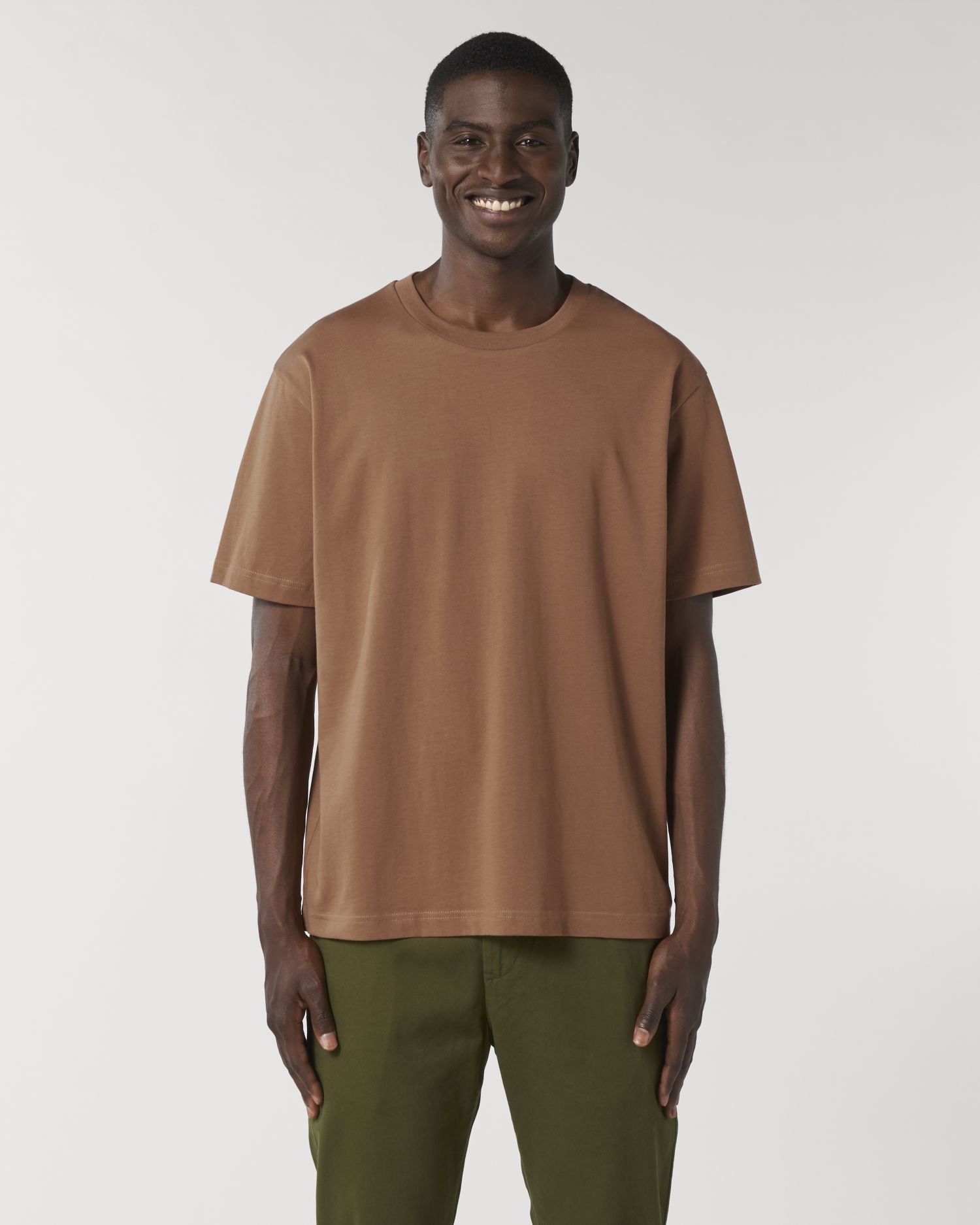 T-Shirt Fuser in Farbe Caramel