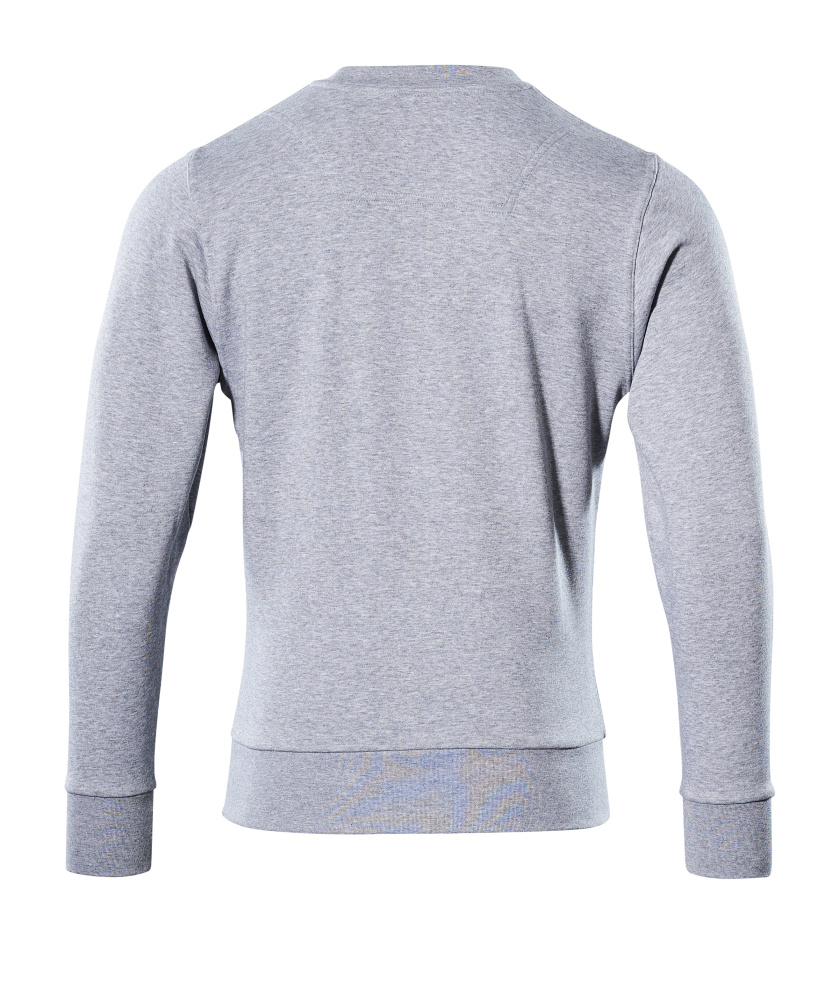 Sweatshirt CROSSOVER Sweatshirt in Farbe Grau-meliert