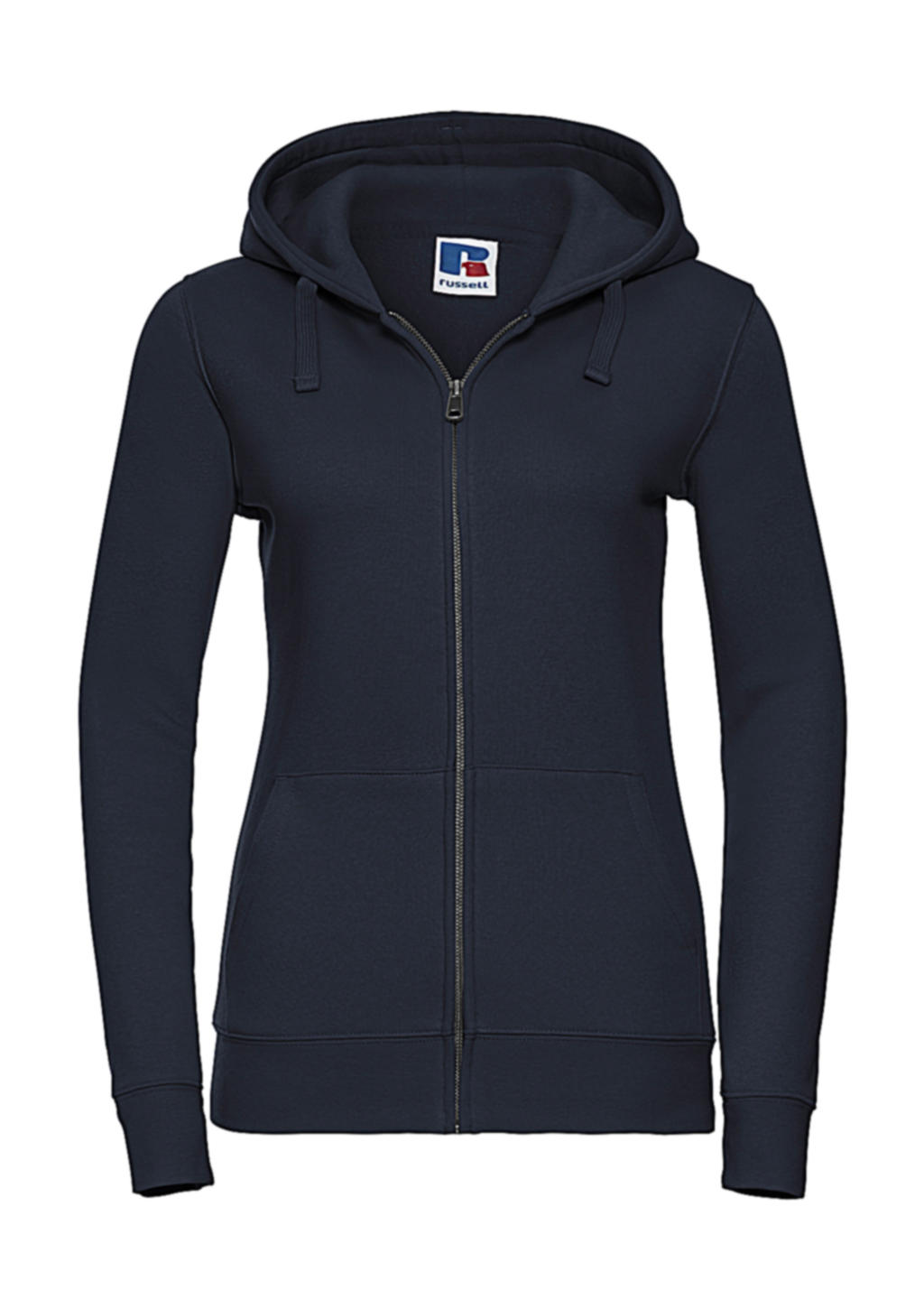  Ladies Authentic Zipped Hood in Farbe French Navy