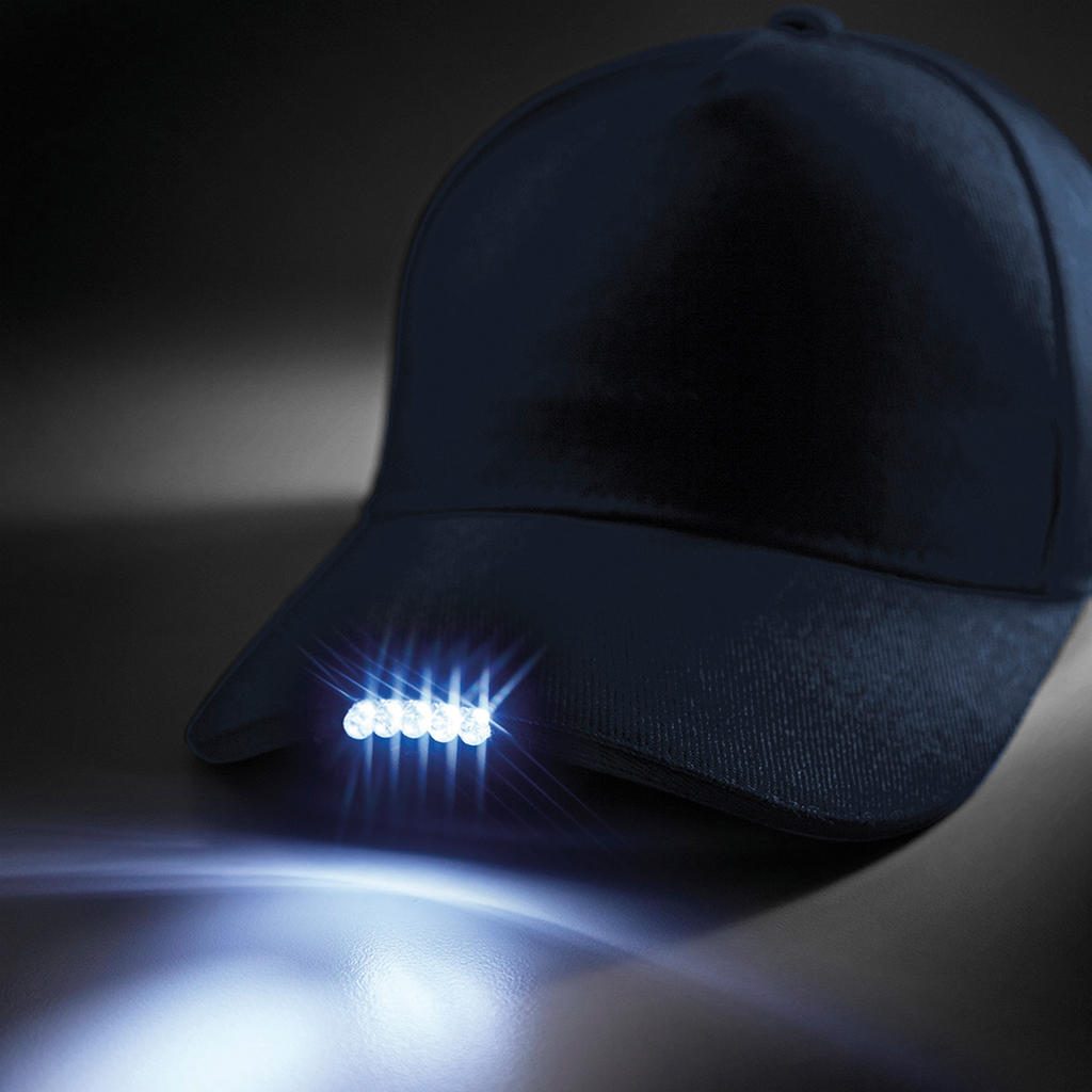  LED Light Cap in Farbe Black