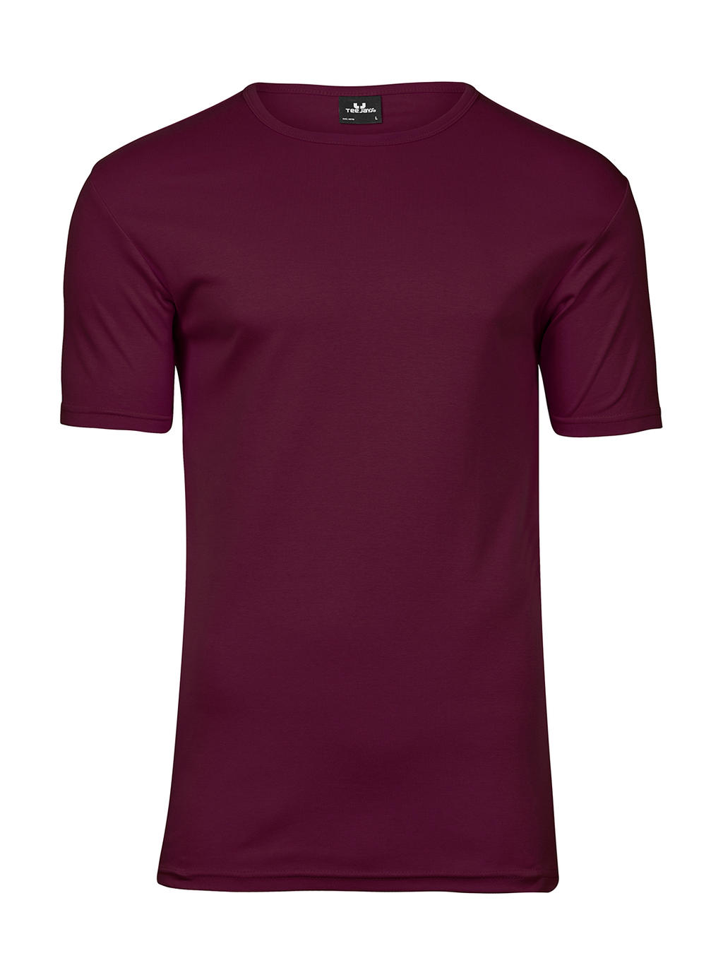  Mens Interlock T-Shirt in Farbe Wine
