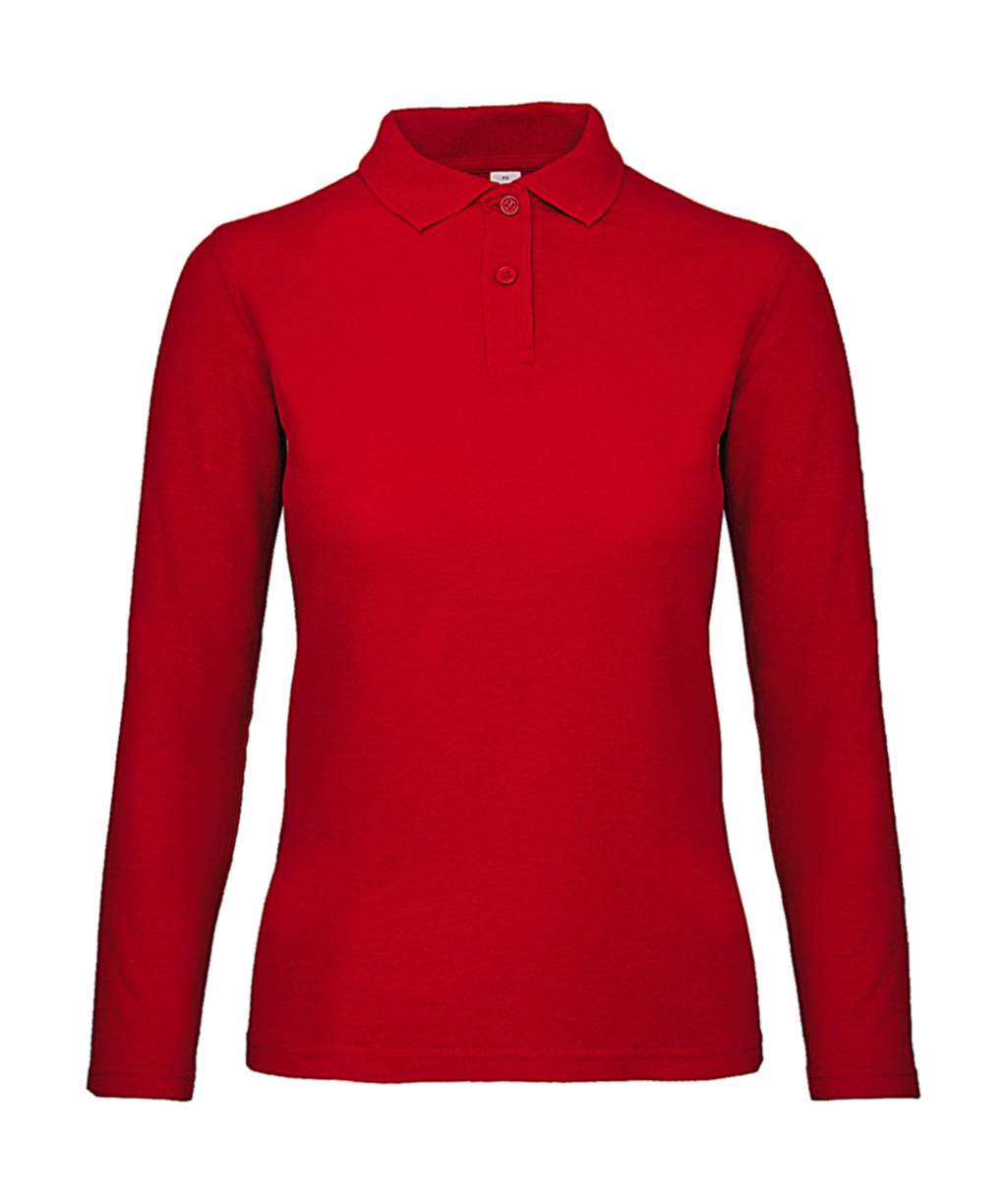  ID.001 LSL /women Polo in Farbe Red