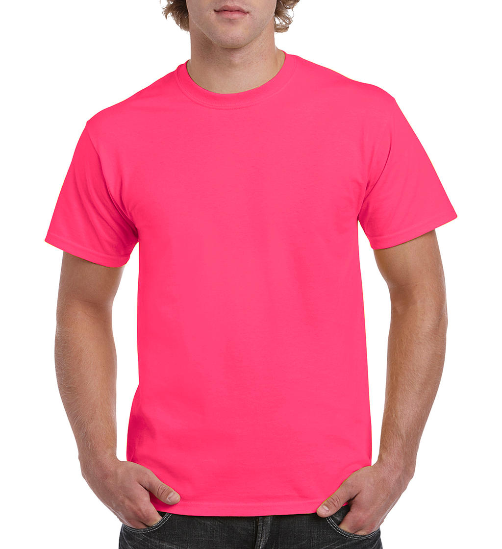  Heavy Cotton Adult T-Shirt in Farbe Safety Pink