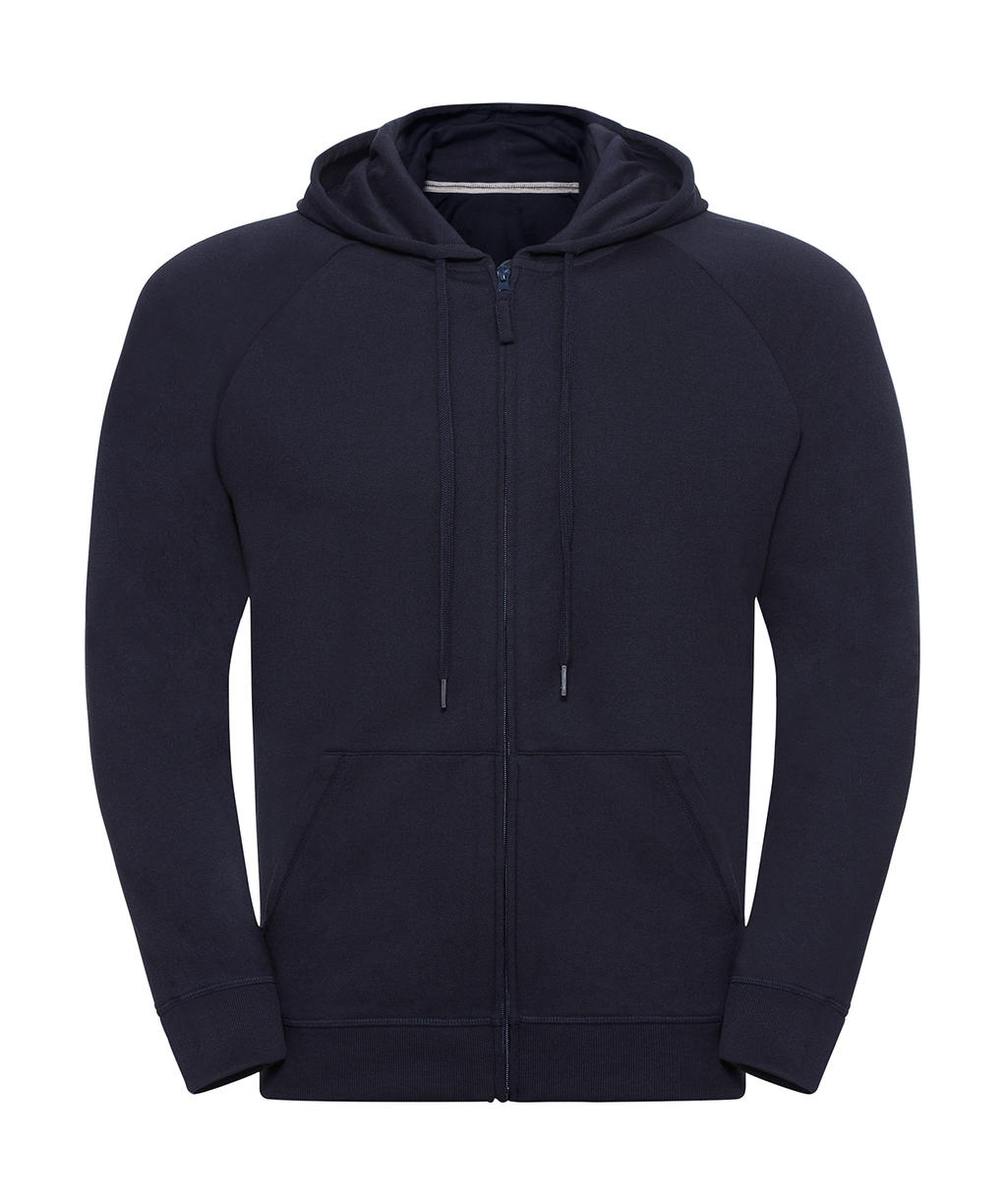  Mens HD Zipped Hood Sweat in Farbe French Navy