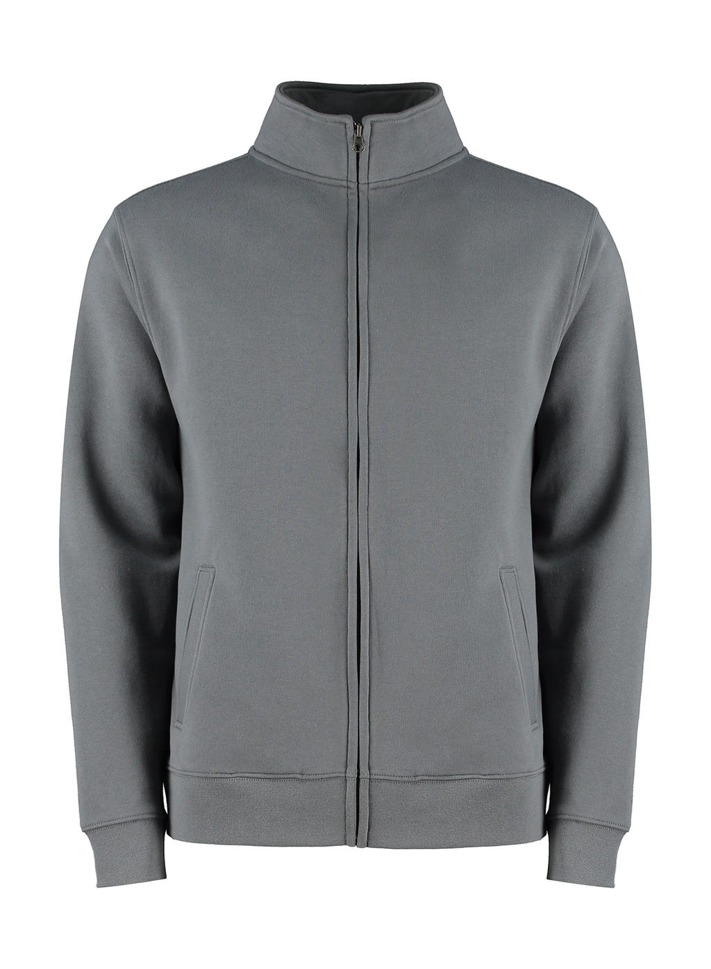  Regular Fit Zipped Sweatshirt in Farbe Dark Grey Marl